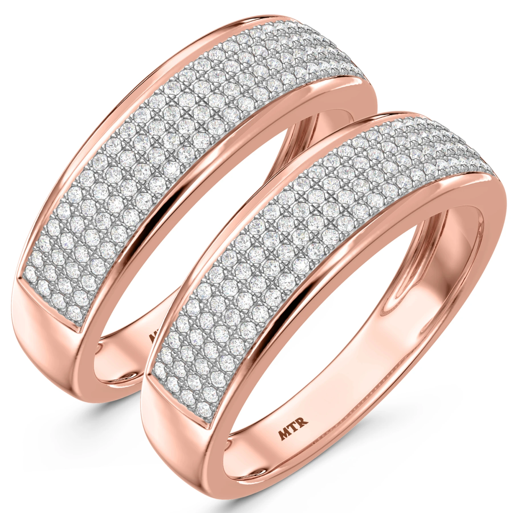 Collins 7/8 ct tw. Diamond Same Sex Mens Band Set - view 1