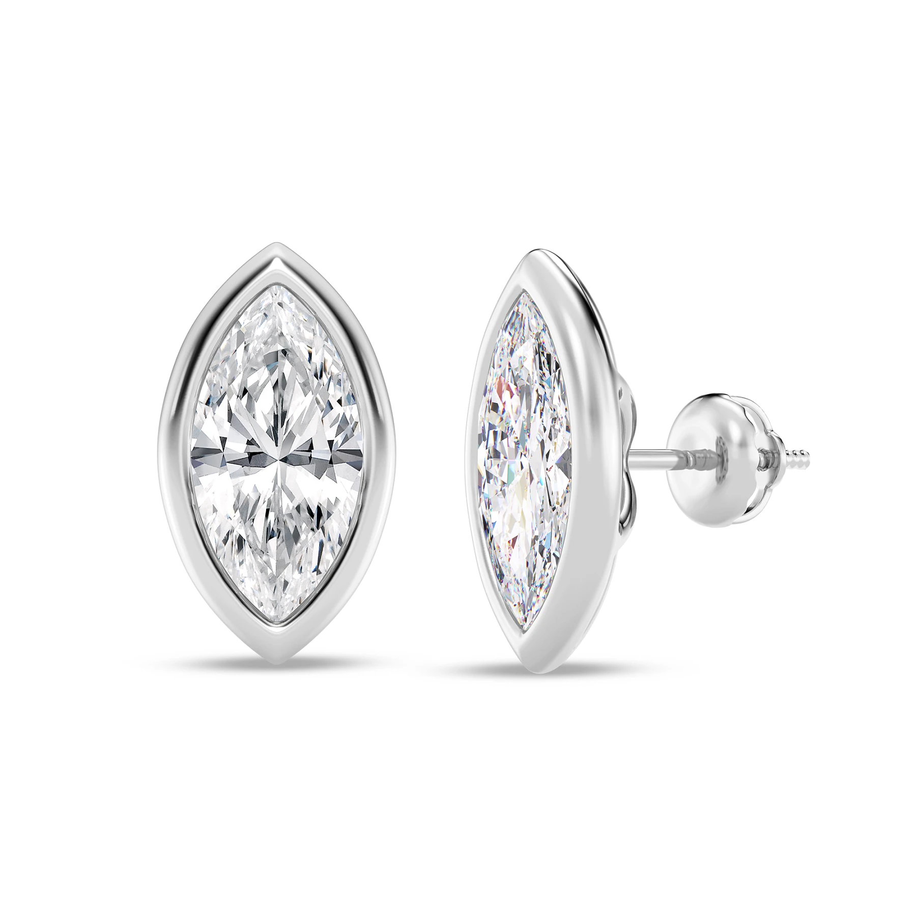 Niu 3 Carat T.W. Lab Grown Diamond Solitaire Earring