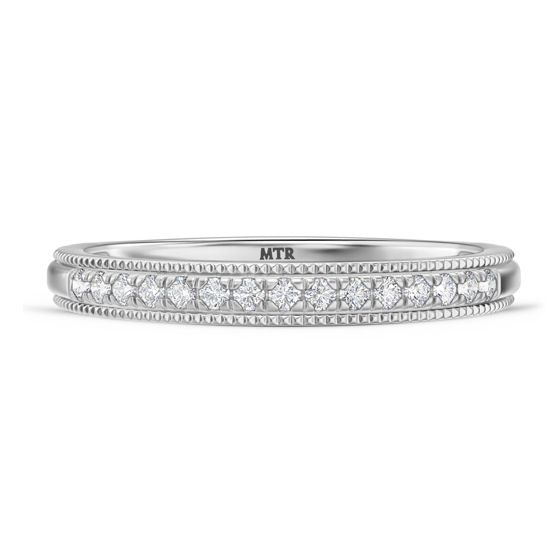 Clover 1/7 ct tw. Lab Grown Diamond Ladies Band - view 1