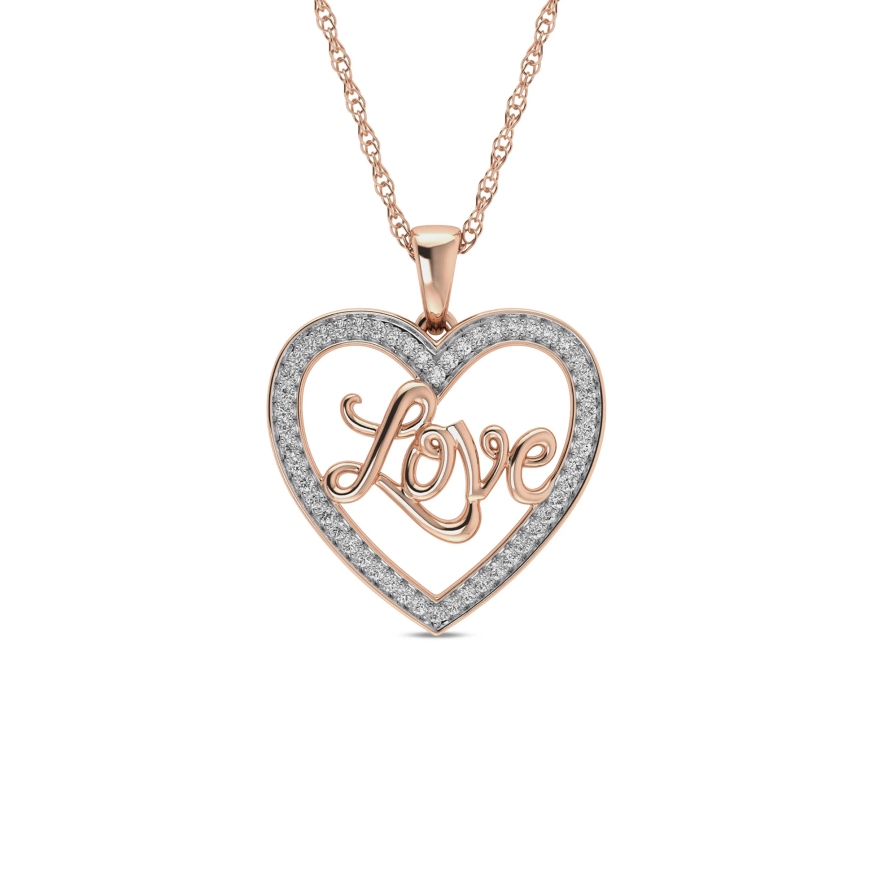 Olive 1/6 CT. T.W. Pendant
