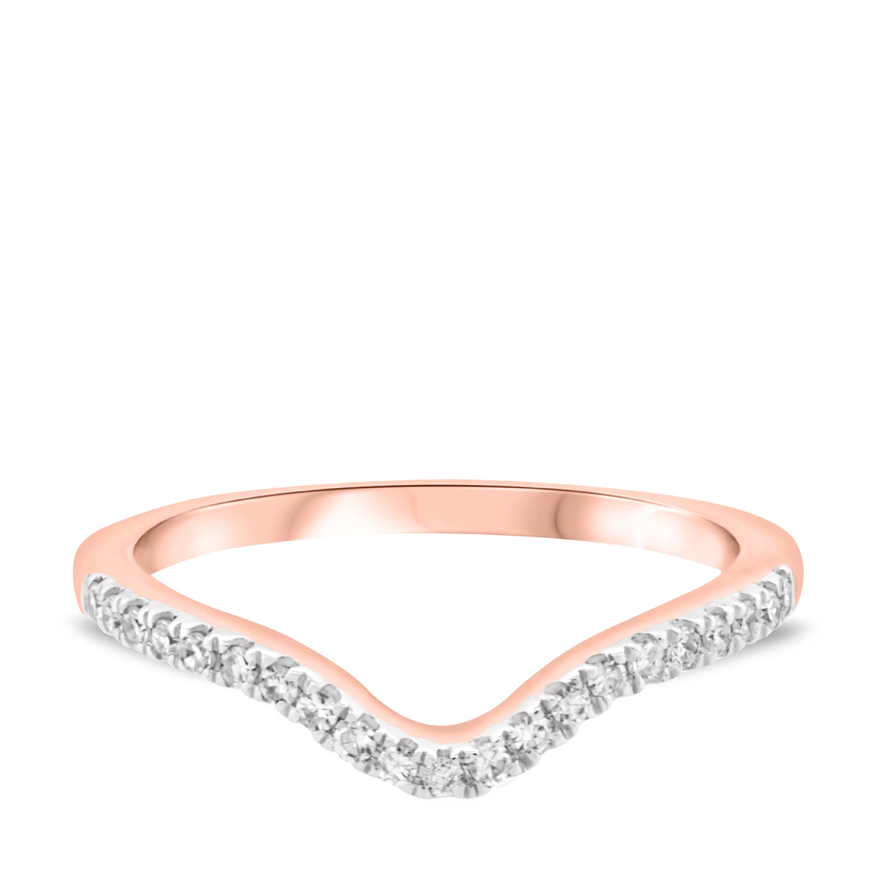 Coral 1/6 ct tw. Diamond Ladies Band - view 1