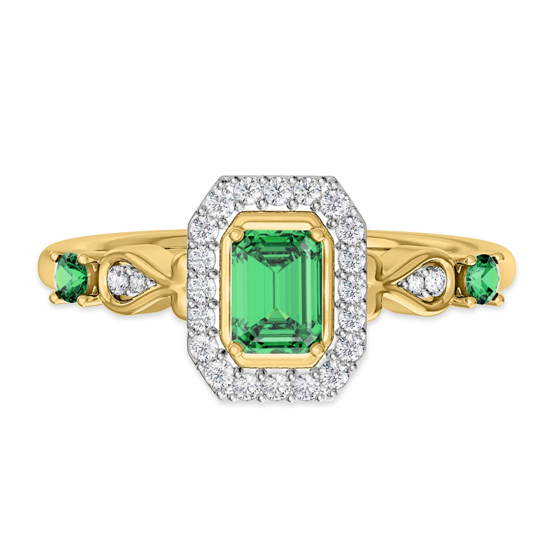 Garland 3/4 CT. T.W. and diamond Engagement Ring Vermeil