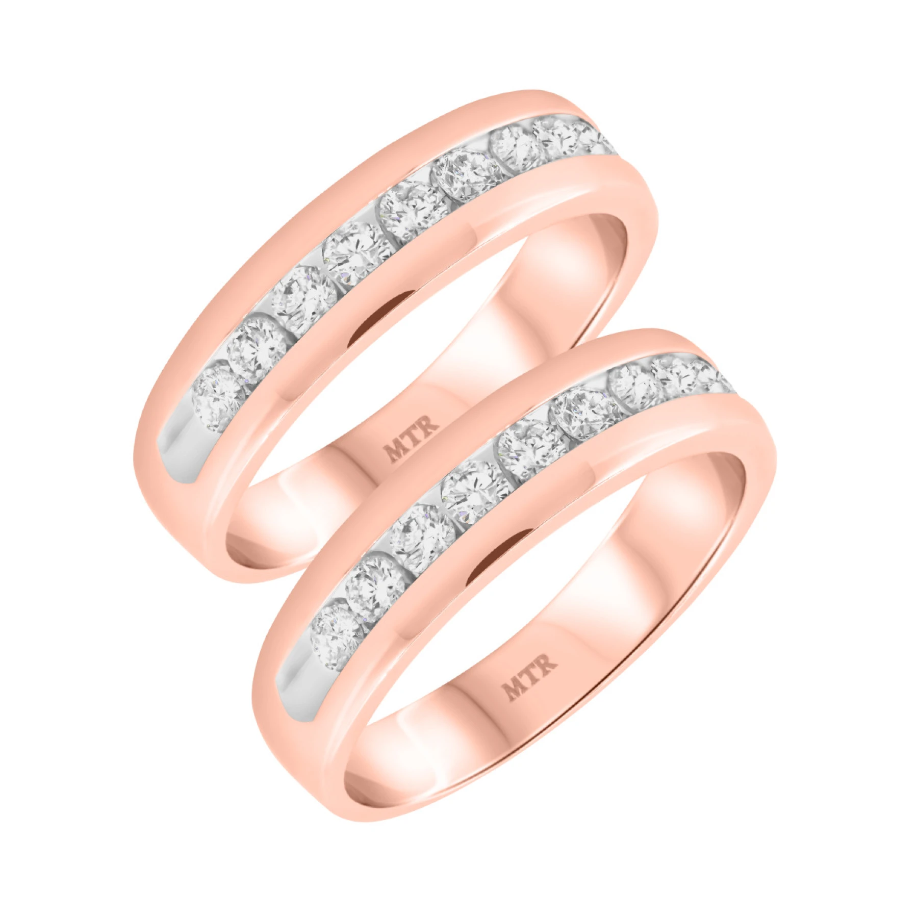 Dalton 1 1/2 ct tw. Diamond Same Sex Mens Band Set - view 1