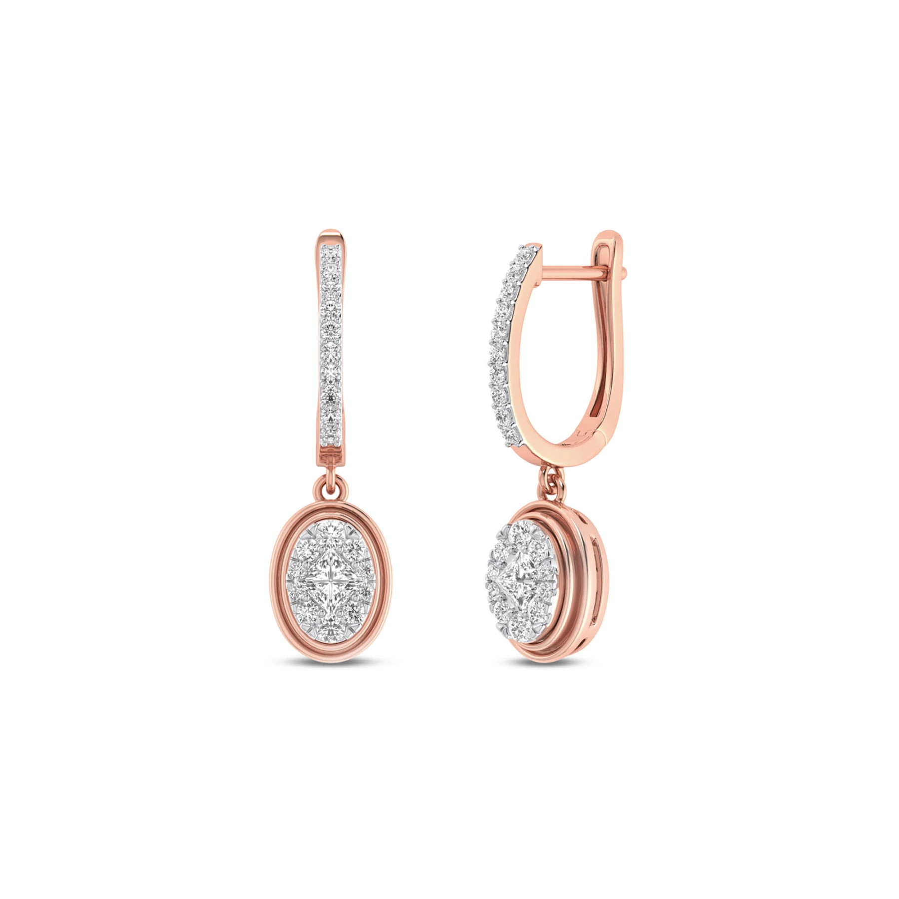Tahir 3/8 Carat T.W. Diamond Earring