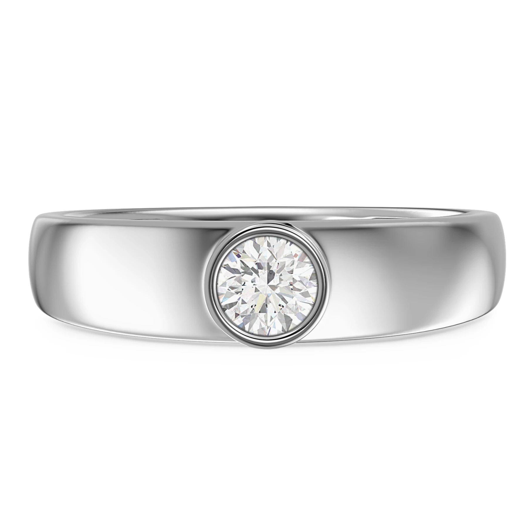 Niu 1/2 ct tw. Lab Grown Diamonds Mens Band