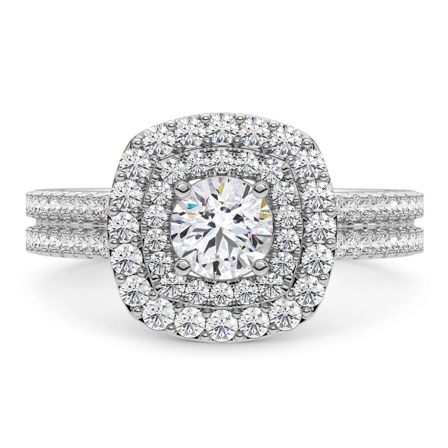 Gitta 2 1/10 ct tw. Diamond Round Solitaire Engagement Ring 950