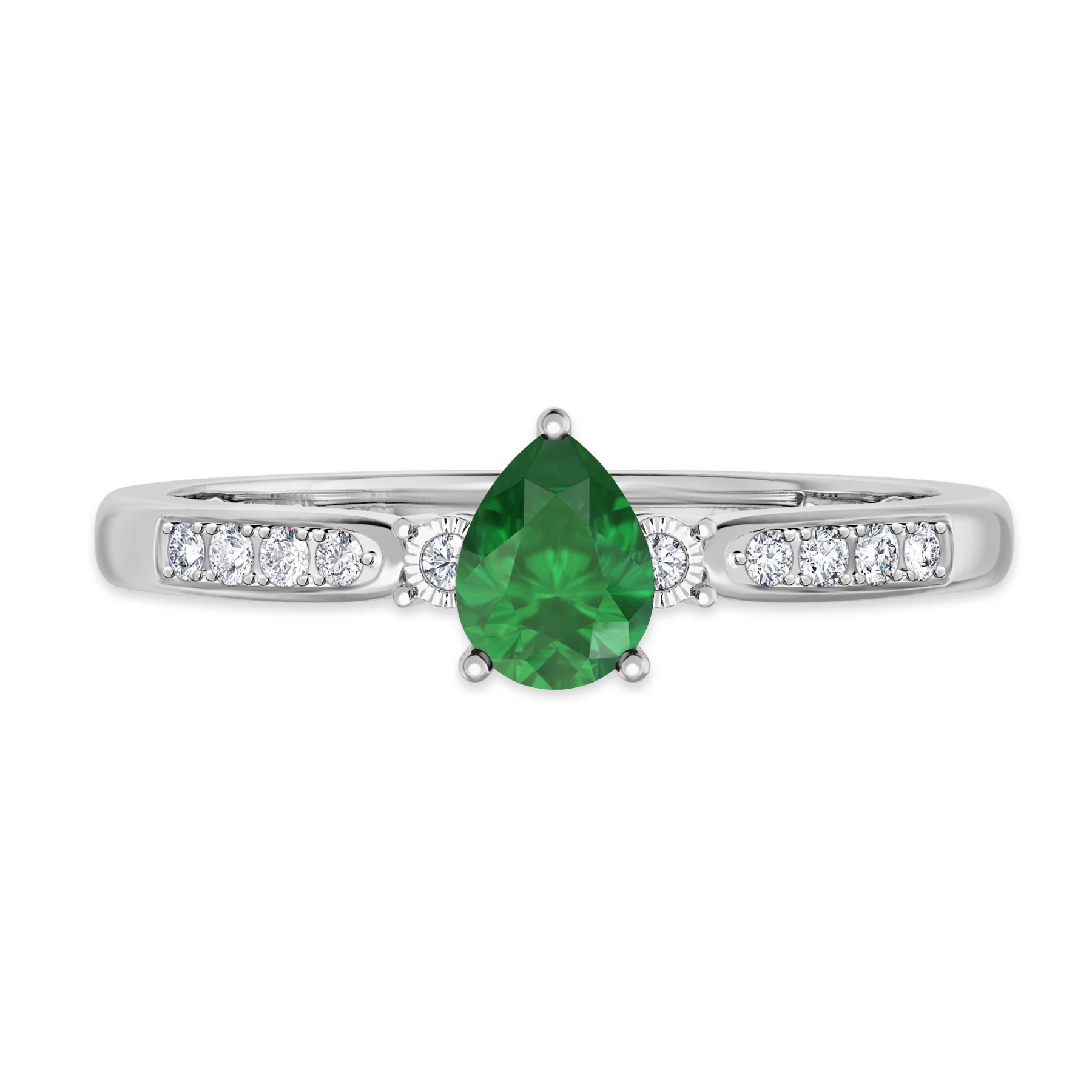 Hana 1/2 Carat T.W. and diamond Engagement Ring Vermeil