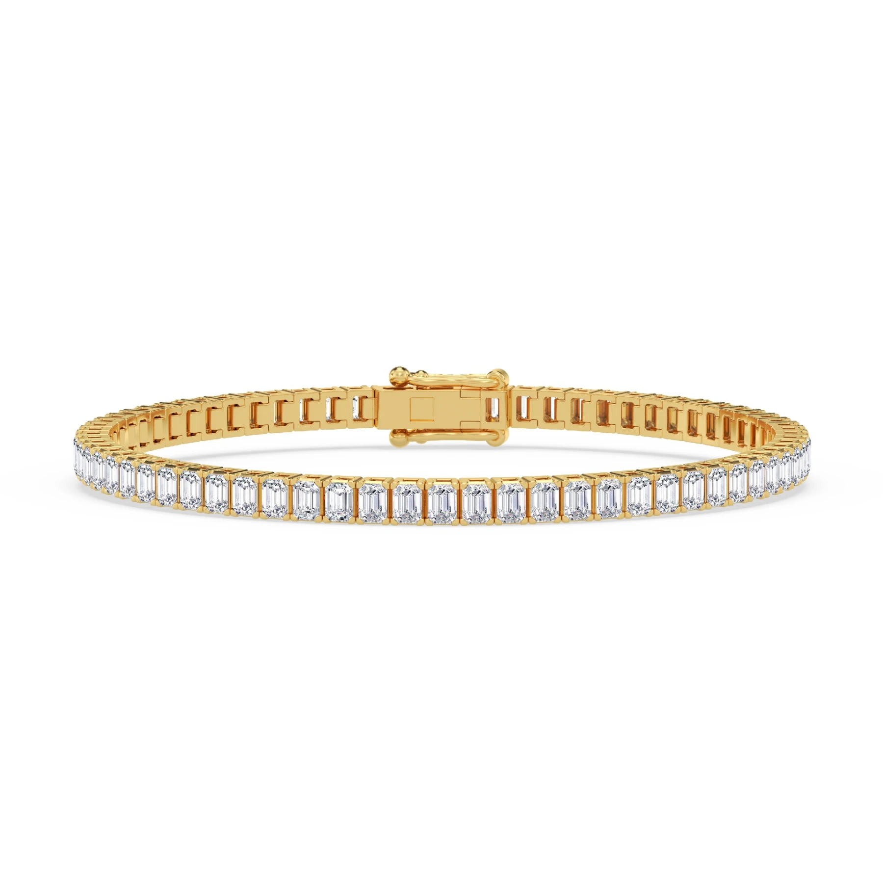 Rheta 8 CT. T.W. Lab Grown Diamond Emerald Bracelet