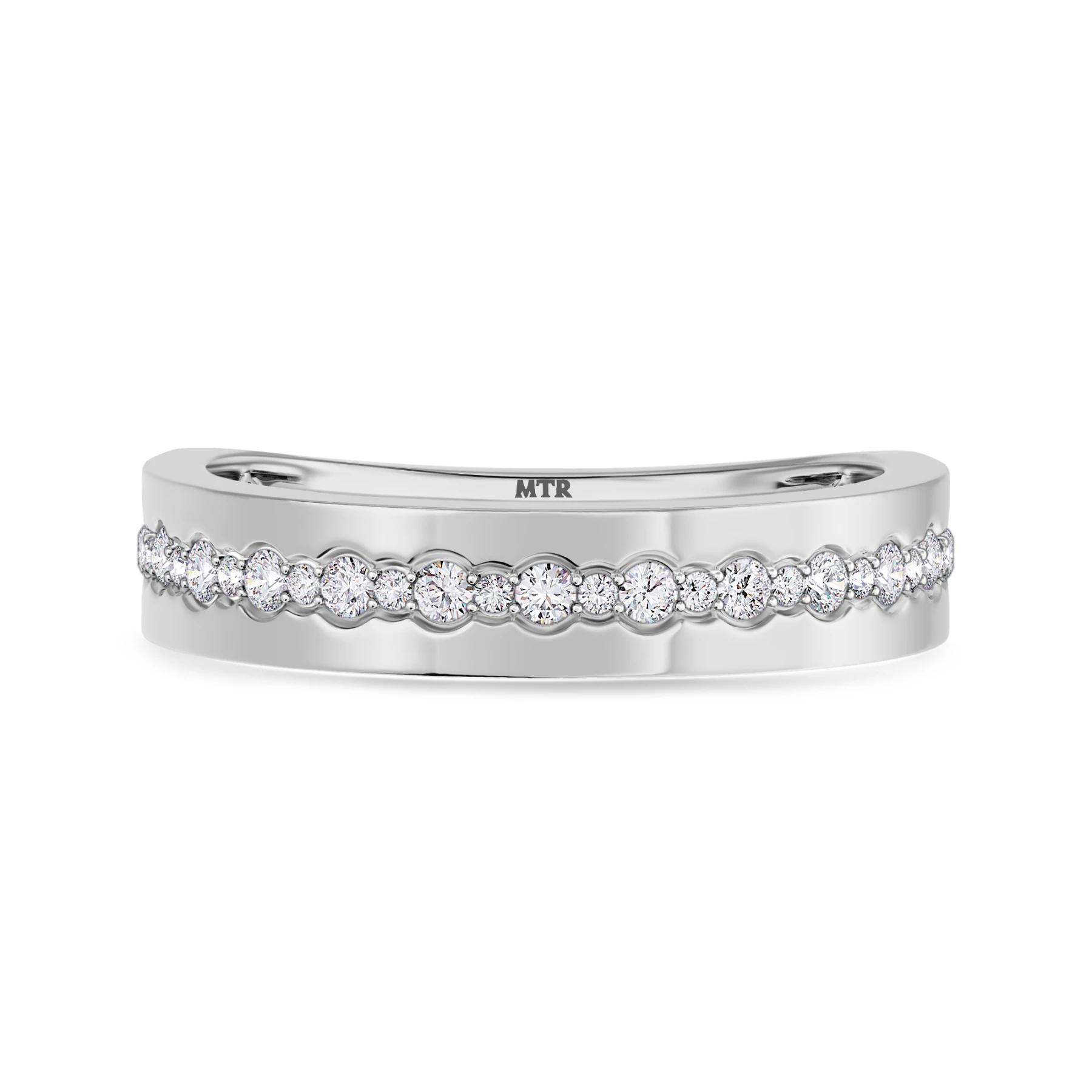 Hailee 1/2 ct tw. Lab Grown Diamonds Mens Band Vermeil