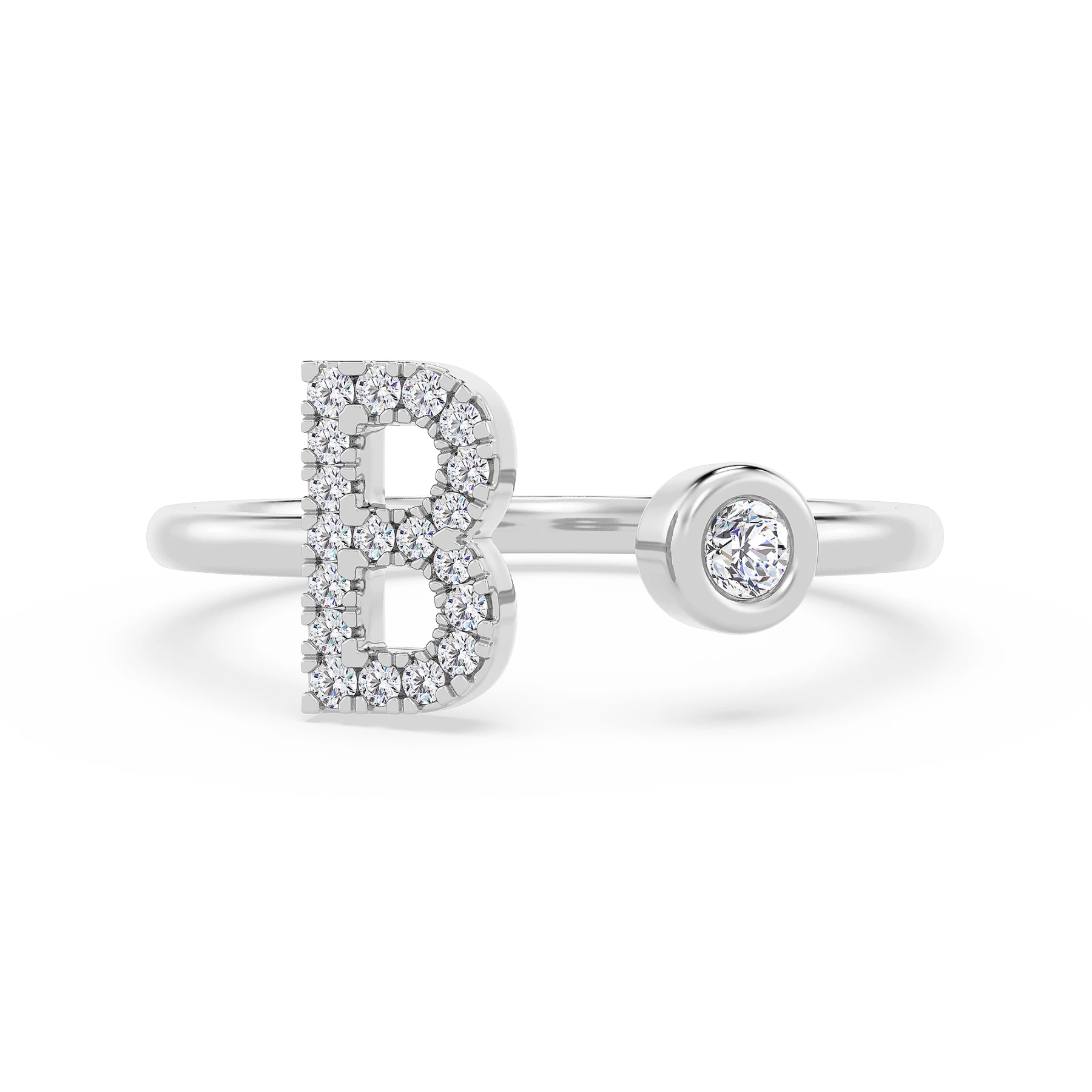 Lisa "B" 1/8 ct tw. Lab Grown Diamond Ring - view 1