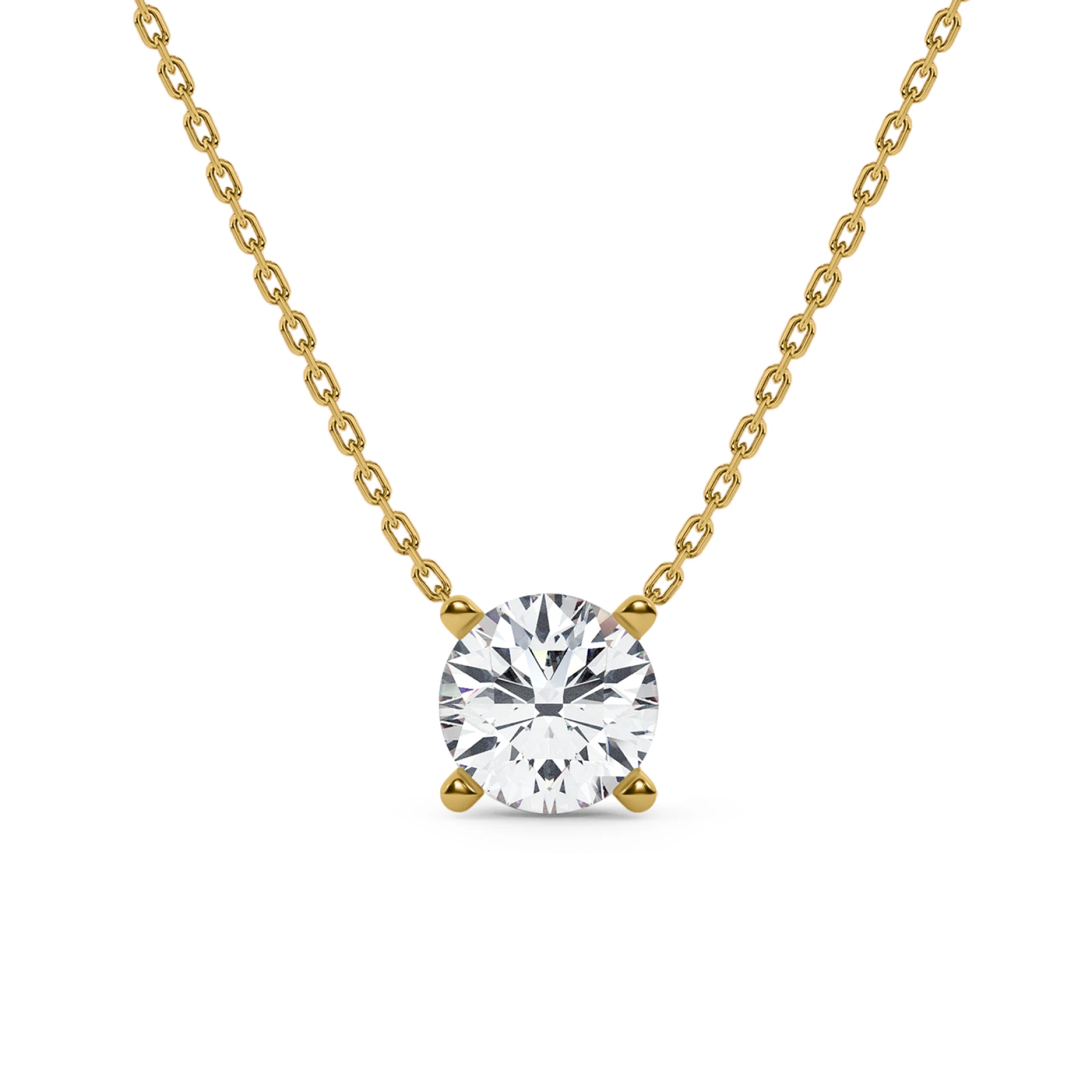 Dune 2 Carat T.W. Lab Grown Diamond Solitaire Pendant