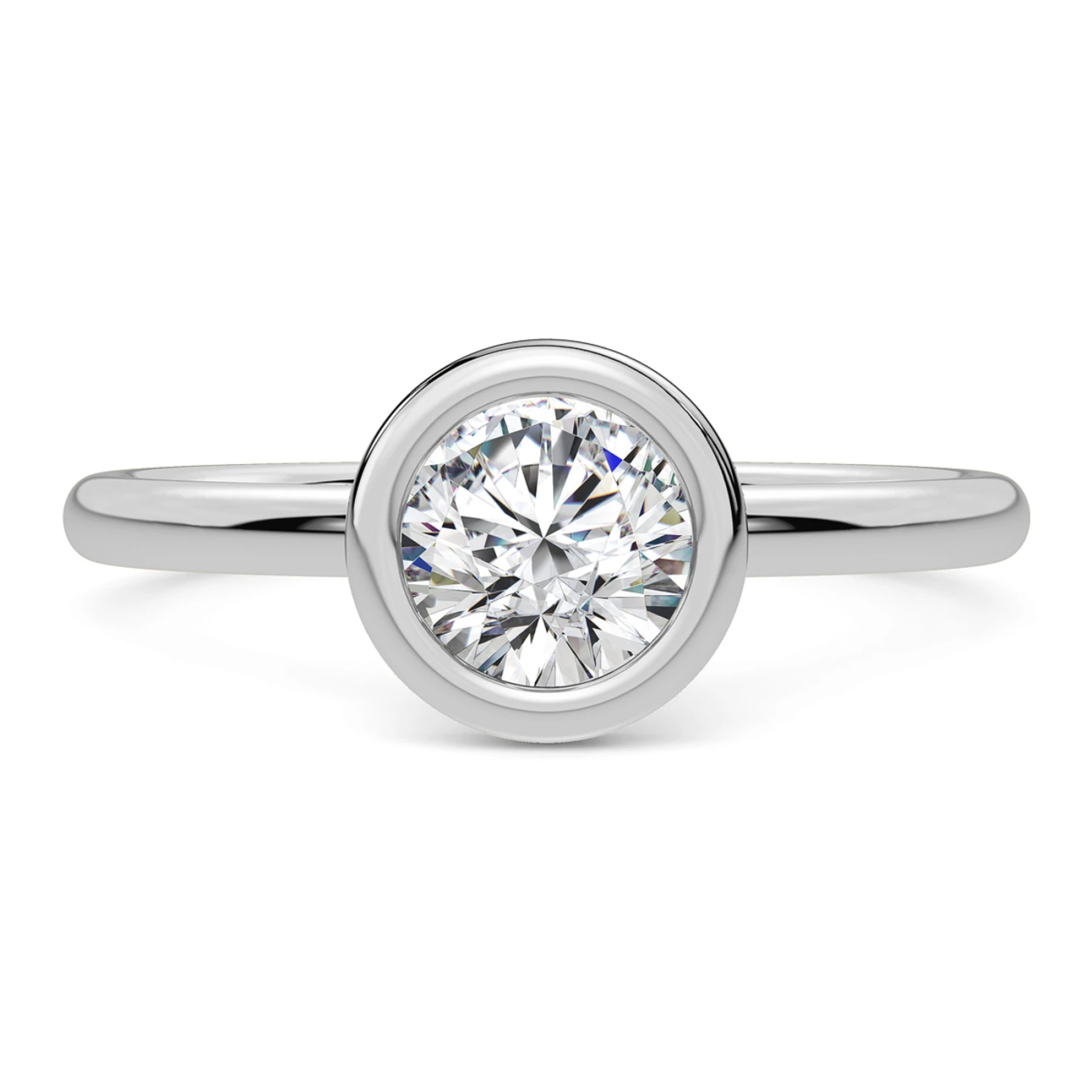Sakura 3/4 ct tw. Lab Grown Diamond Round Solitaire Engagement Ring 950 - view 1