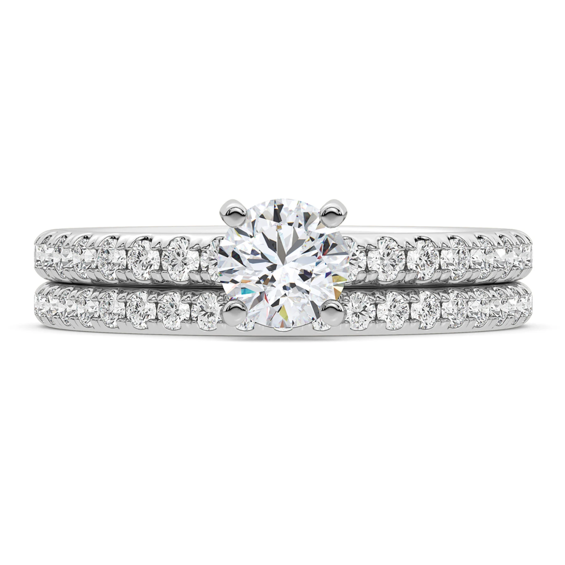 Kitana 2 ct tw. Lab Grown Diamond Round Solitaire Bridal Set 950 - view 1