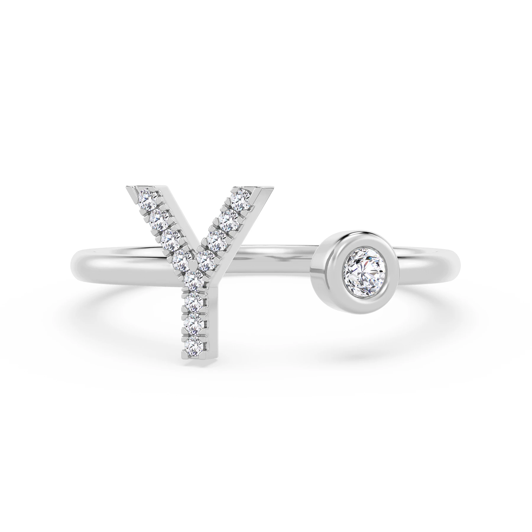 Lisa "Y" 1/10 ct tw. Lab Grown Diamond Ring - view 1