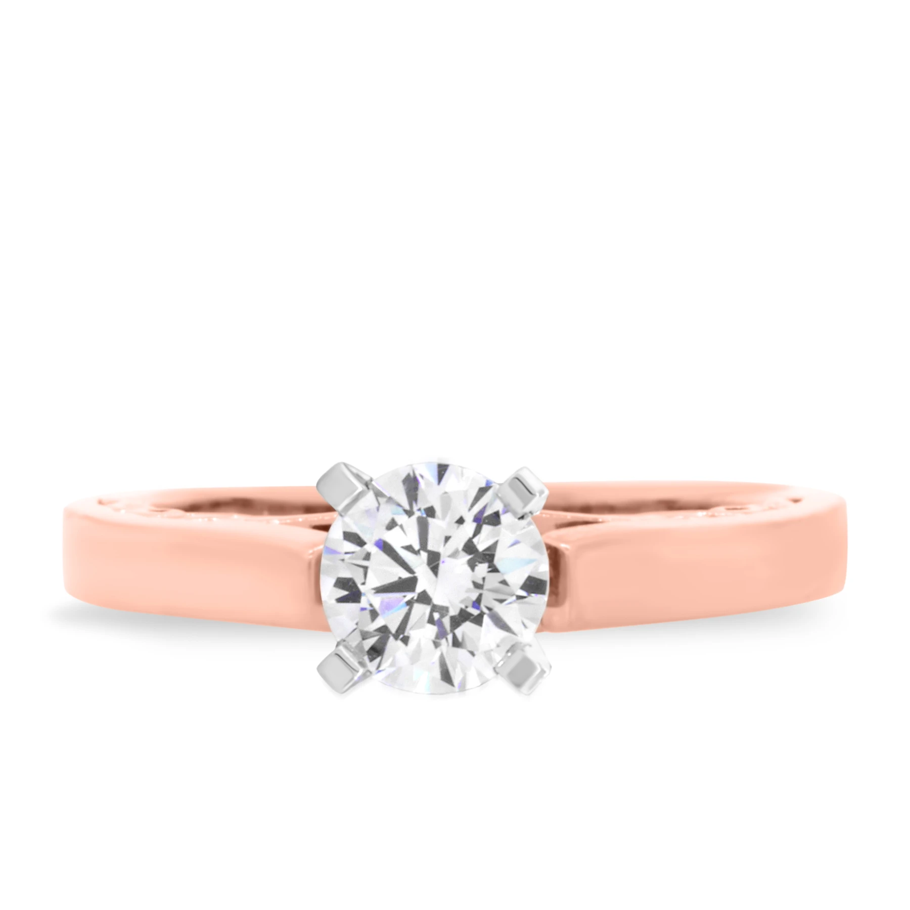 Aitamah 1/2 ct tw. Lab Grown Diamond Round Solitaire Engagement Ring - view 1