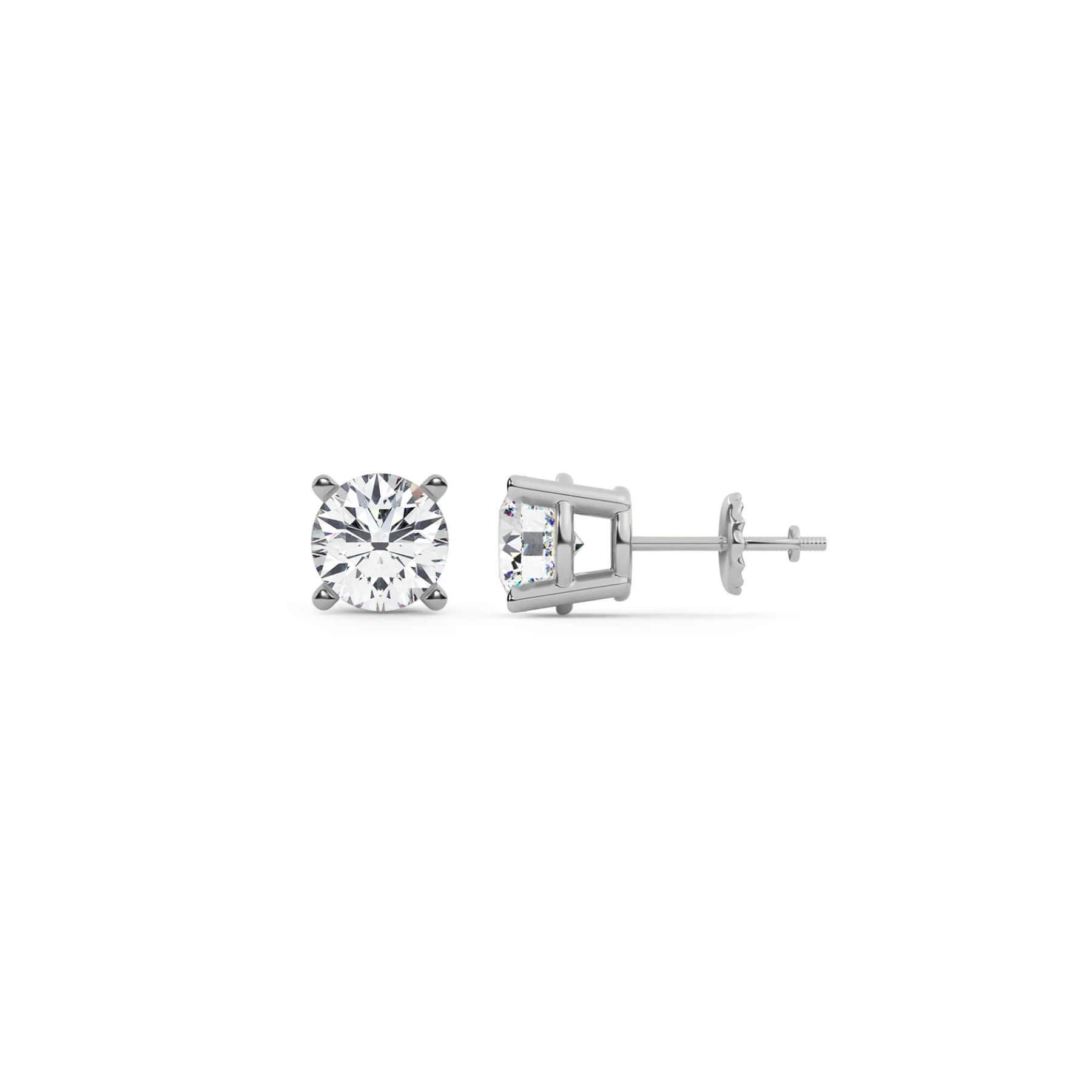 Dune 1/2 Carat T.W. Lab Grown Diamond Solitaire Earring - view 1