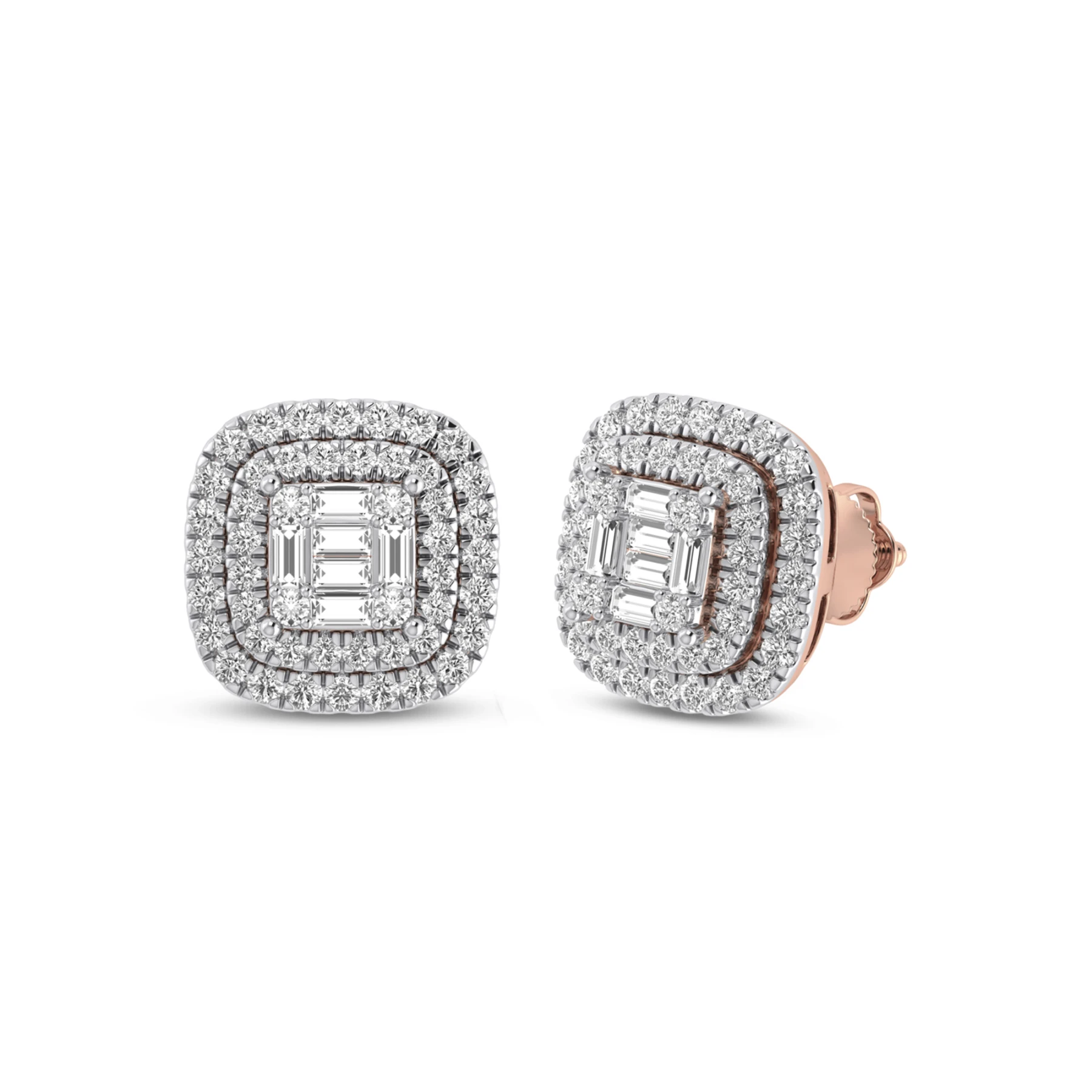 Lucien 3/4 CT. T.W. Diamond Earring - view 1