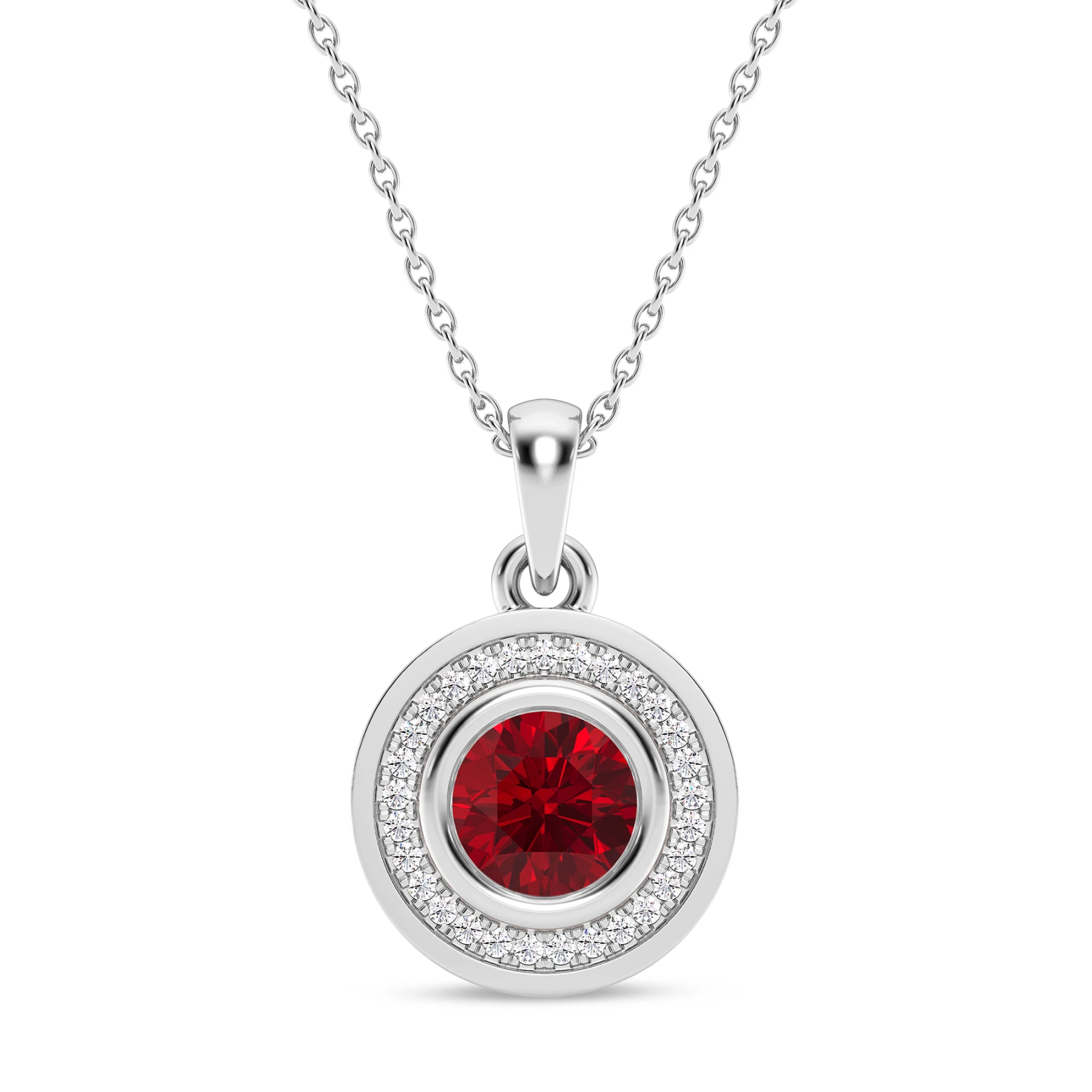 Carina 1/20 CT. T.W. Lab Grown Diamond Pendant Vermeil