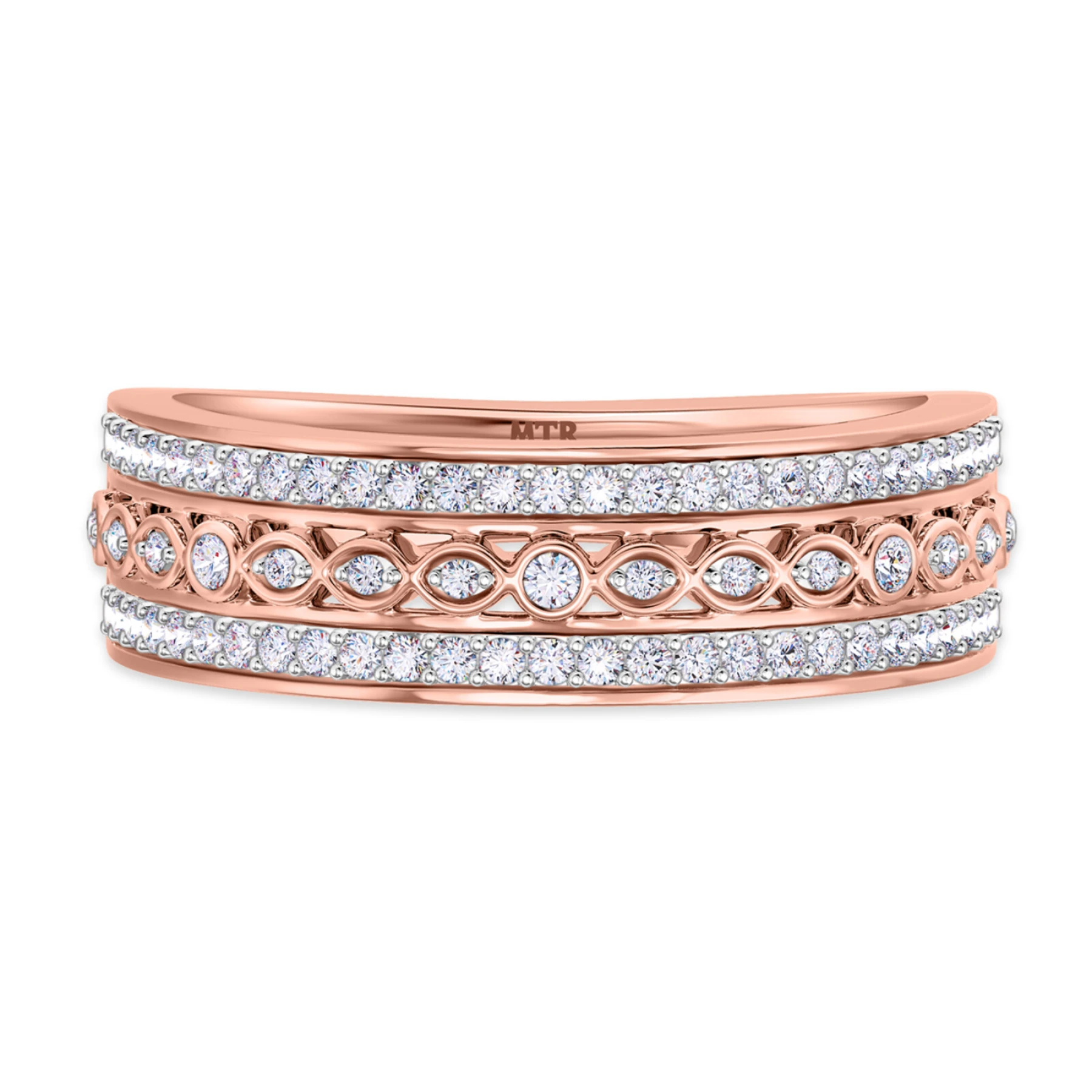 Charaya 3/8 ct tw. Diamond Mens Band