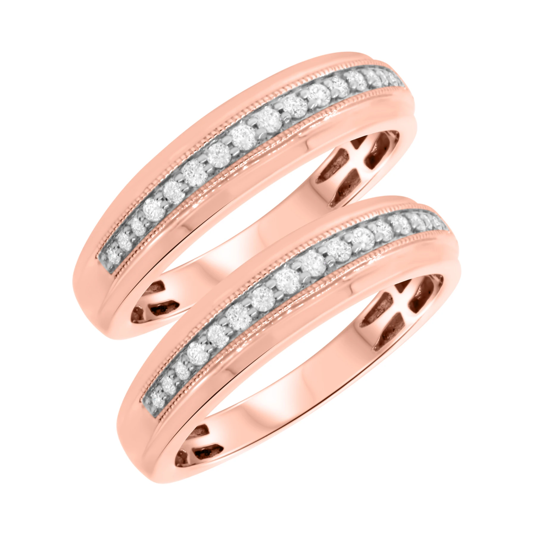 Selena 3/8 ct tw. Diamond Same Sex Mens Band Set