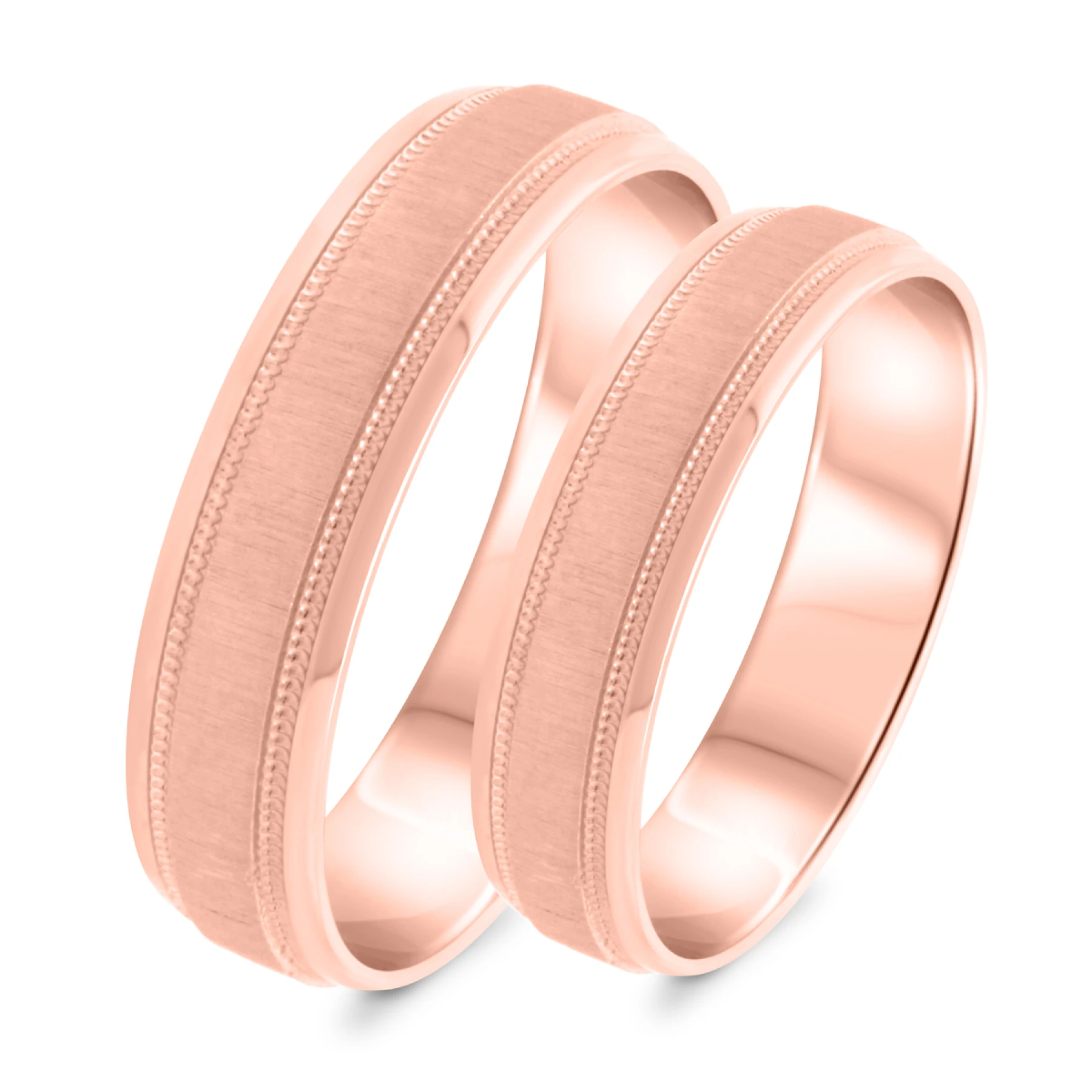 Colin Wedding Band Set - view 1