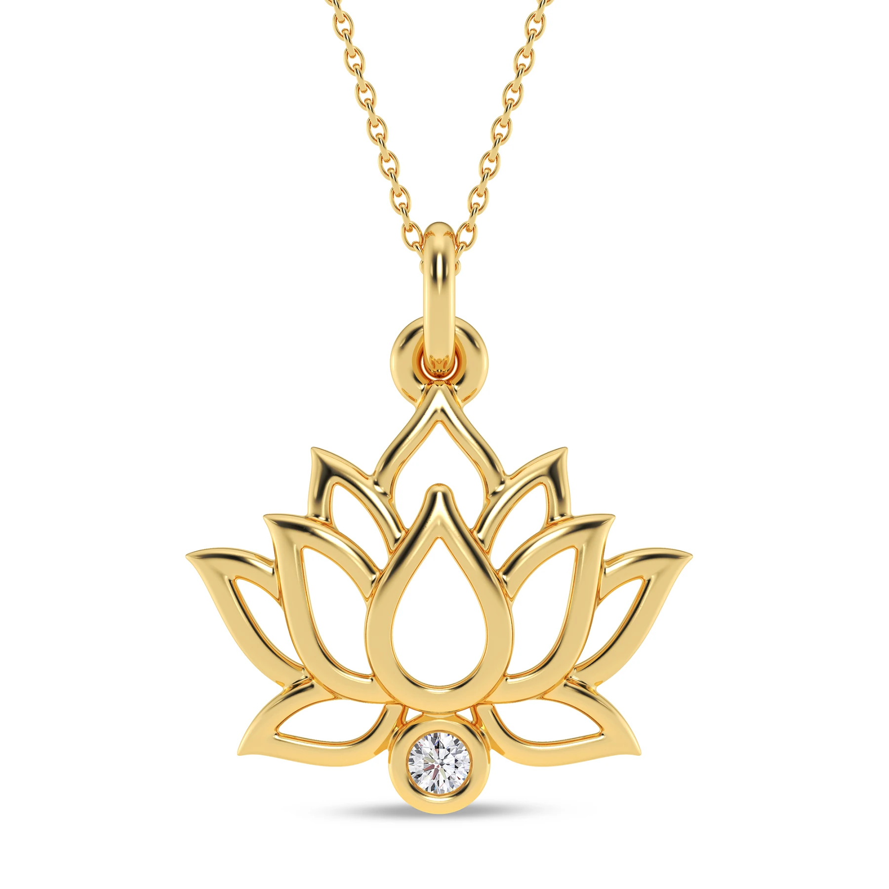 Padma 1/25 CT. T.W. Lab Grown Diamond Pendant