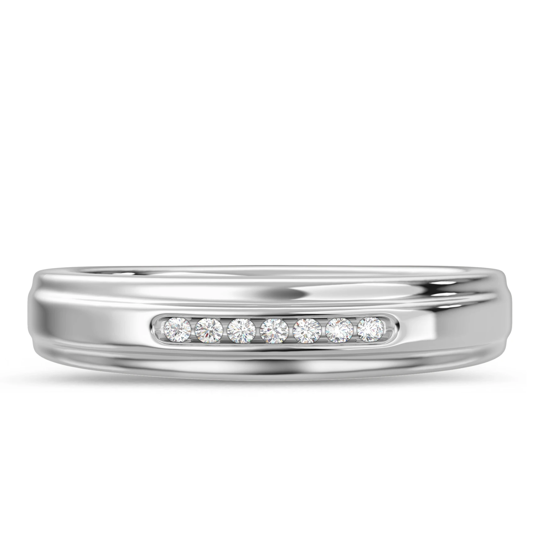 Effete 1/10 ct tw. Lab Grown Diamonds Mens Band
