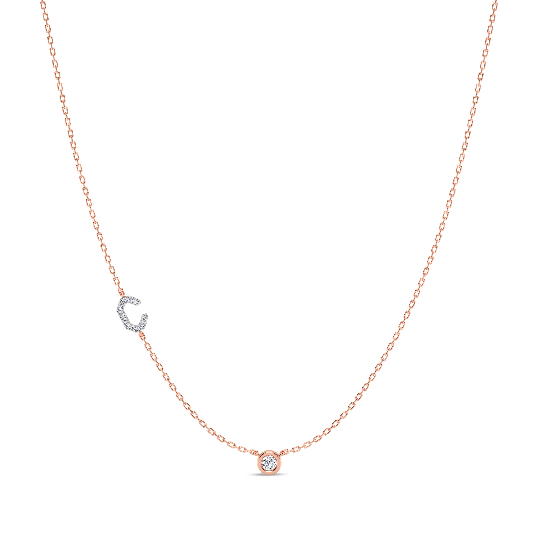 Lisa "C" 1/7 CT. T.W. Lab Grown Diamond Pendant