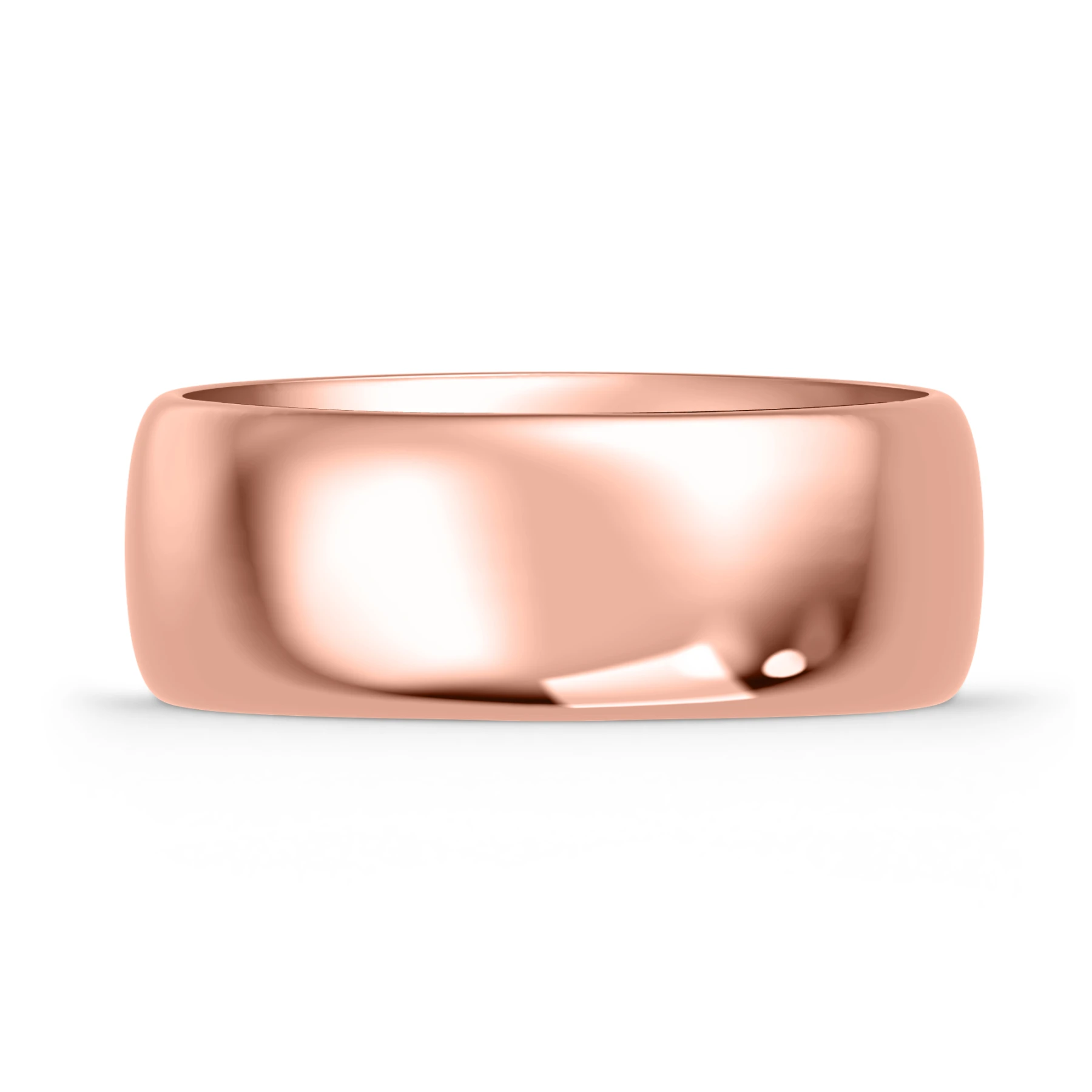 Hudson-8mm Traditional Mens Wedding Band