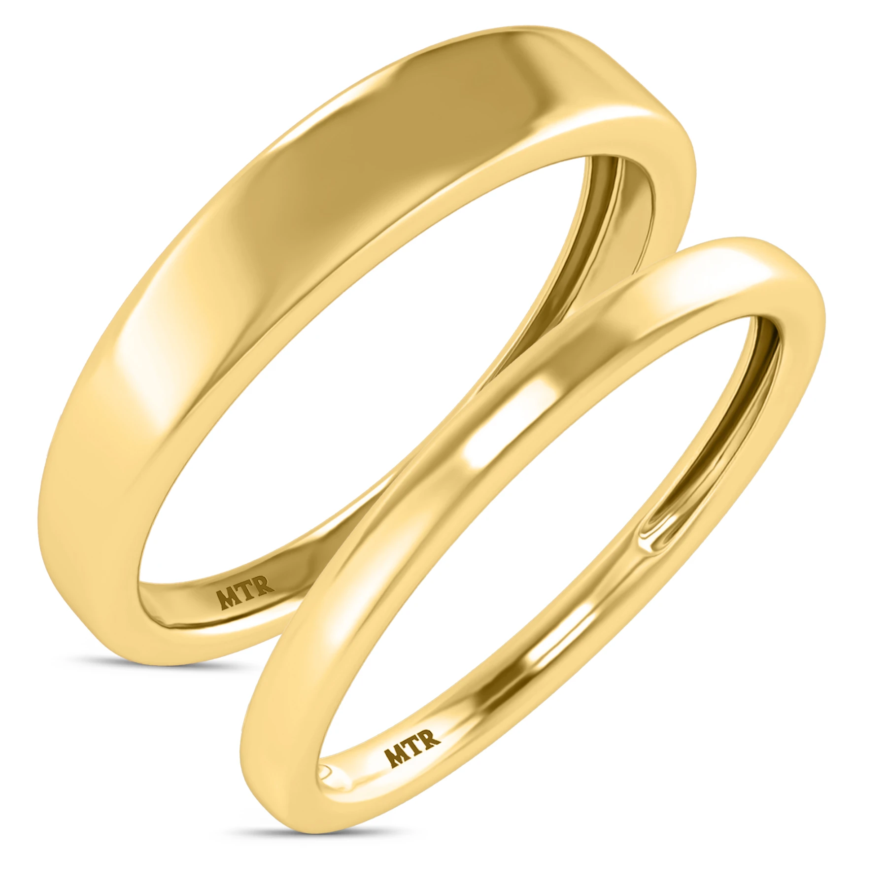 Heath Classic Wedding Band Set - view 1
