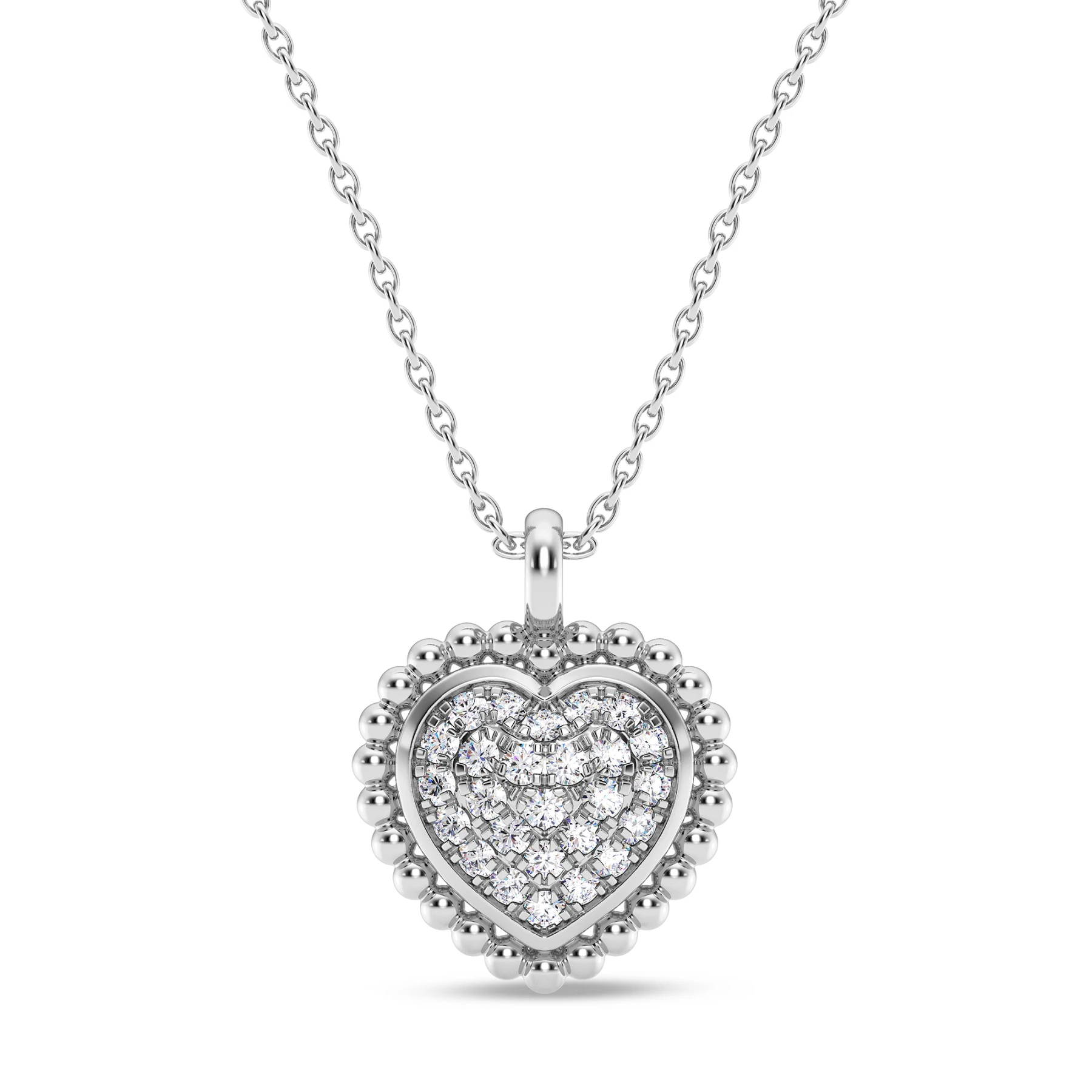 Brooke 1/10 Carat T.W. Lab Grown Diamond Pendant Vermeil