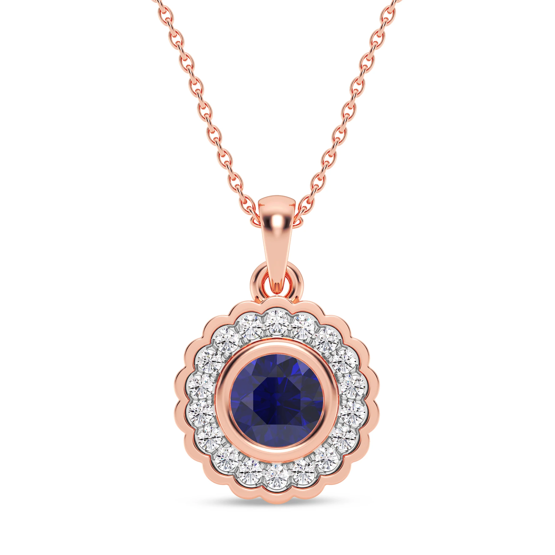 Keya 1/8 CT. T.W. Lab Grown Diamond Pendant
