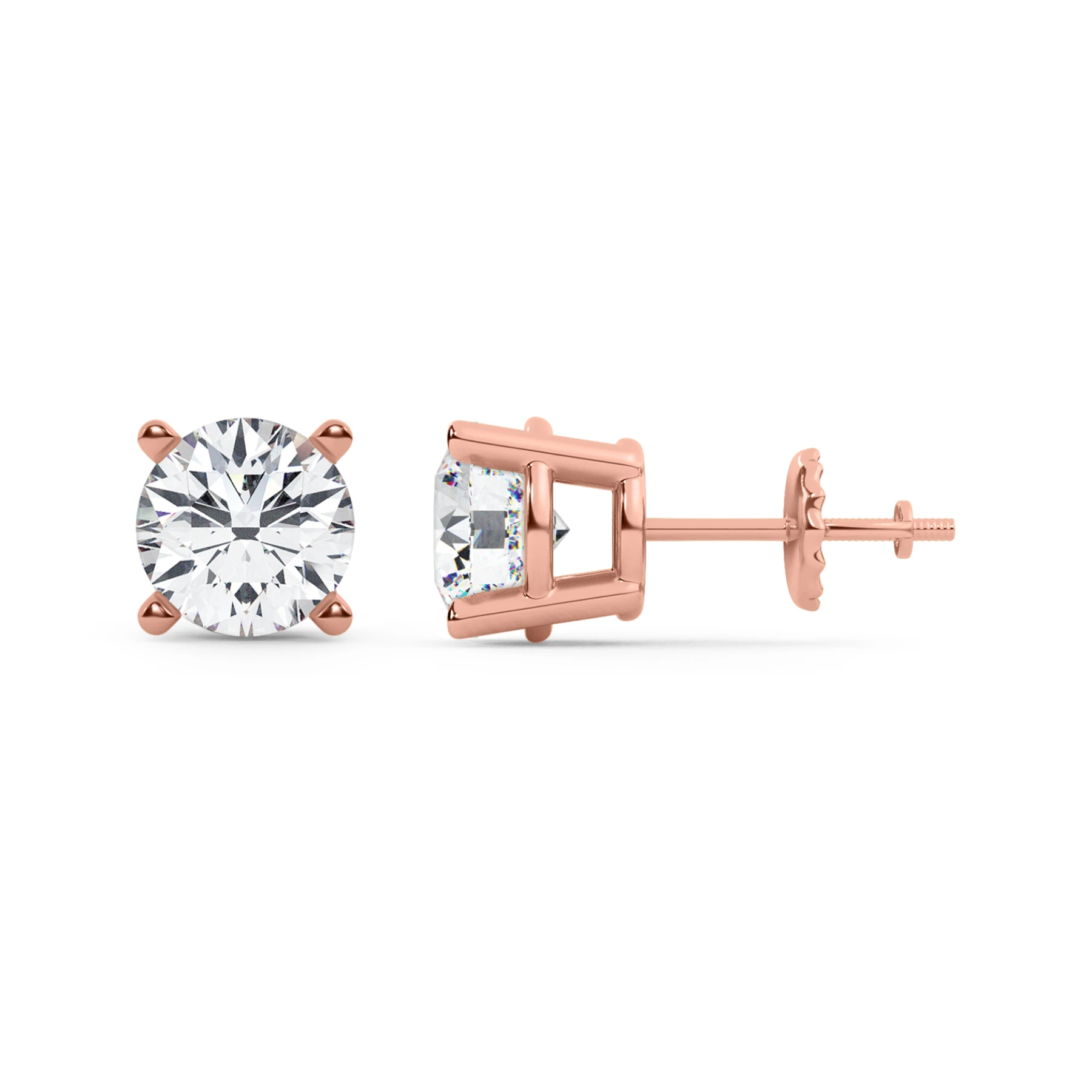 Dune 2 1/2 CT. T.W. Lab Grown Diamond Solitaire Earring