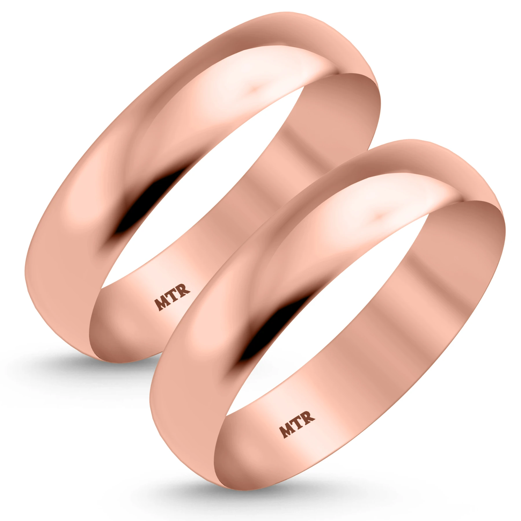 Hudson Comfort Fit-5mm Same Sex Mens Band Set