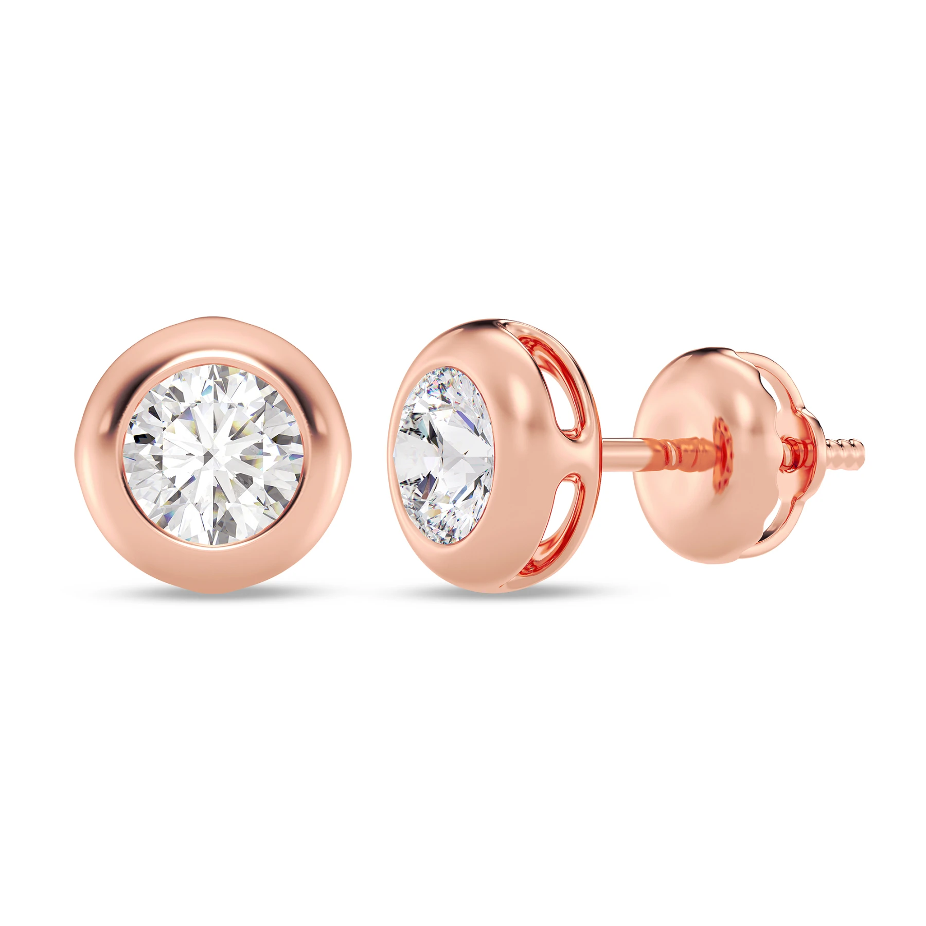 Della 1/5 CT. T.W. Lab Grown Diamond Solitaire Earring