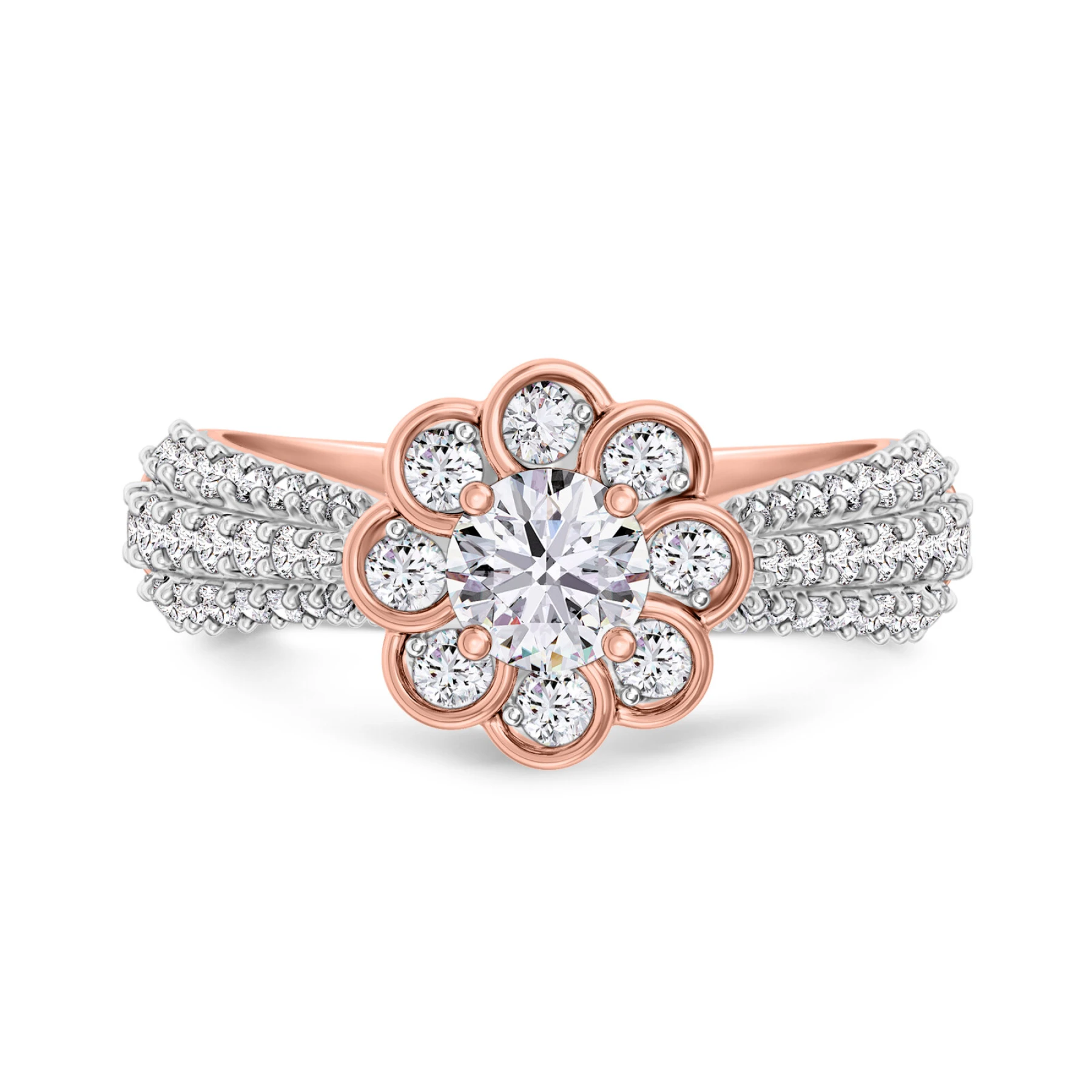 Ember 1 1/2 ct tw. Lab Grown Diamond Round Solitaire Engagement Ring - view 1