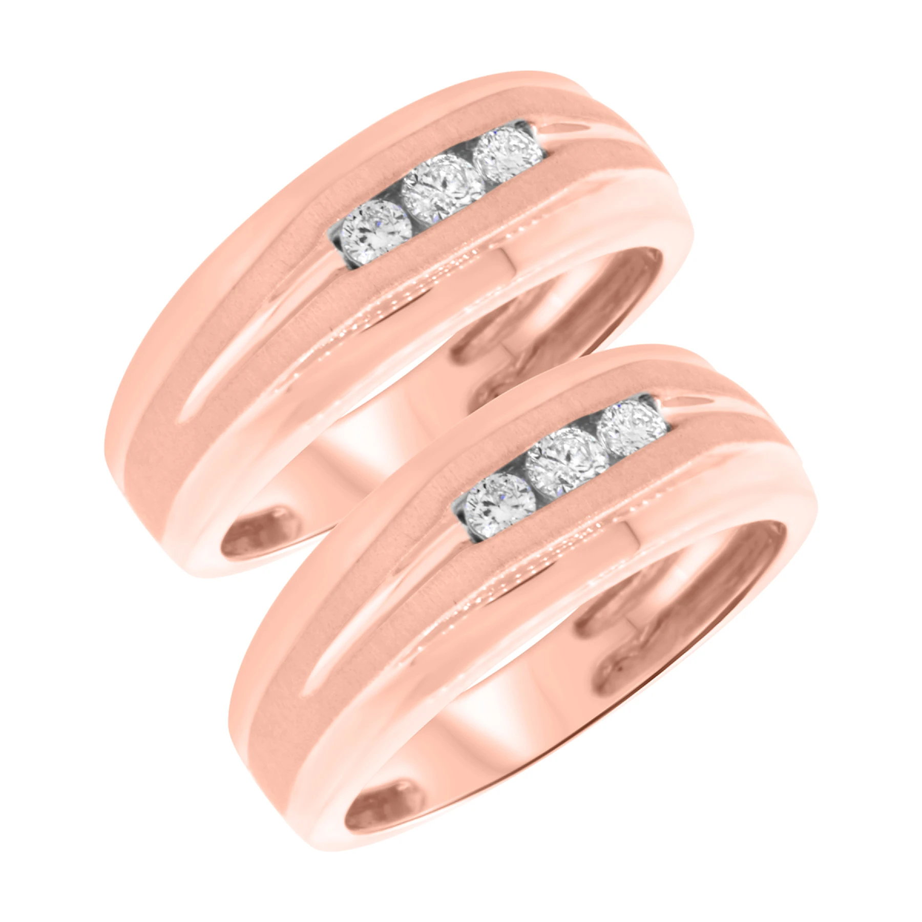 Bodhi 1/2 ct tw. Diamond Same Sex Mens Band Set