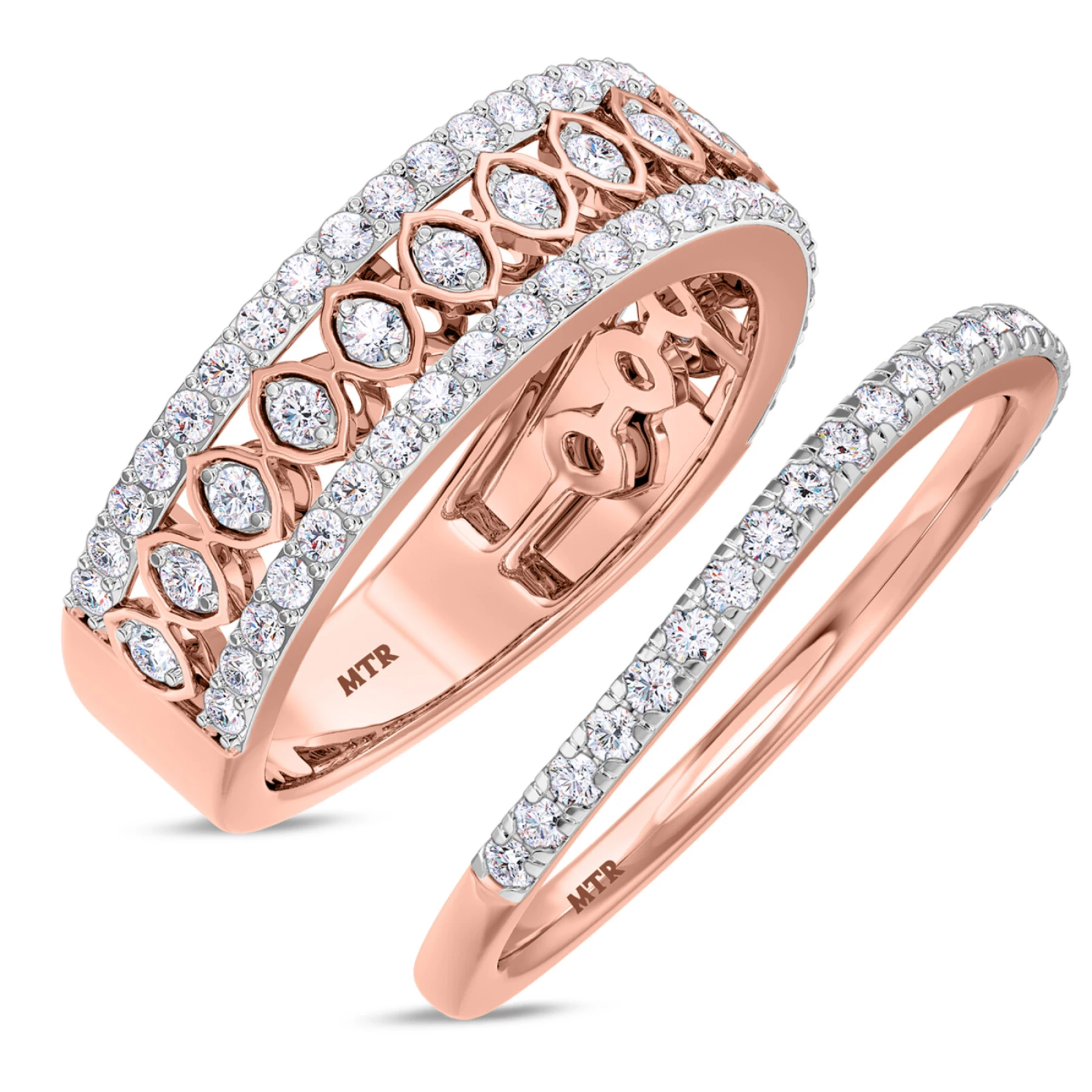 Sutton 1 ct tw. Diamond Wedding Band Set - view 1