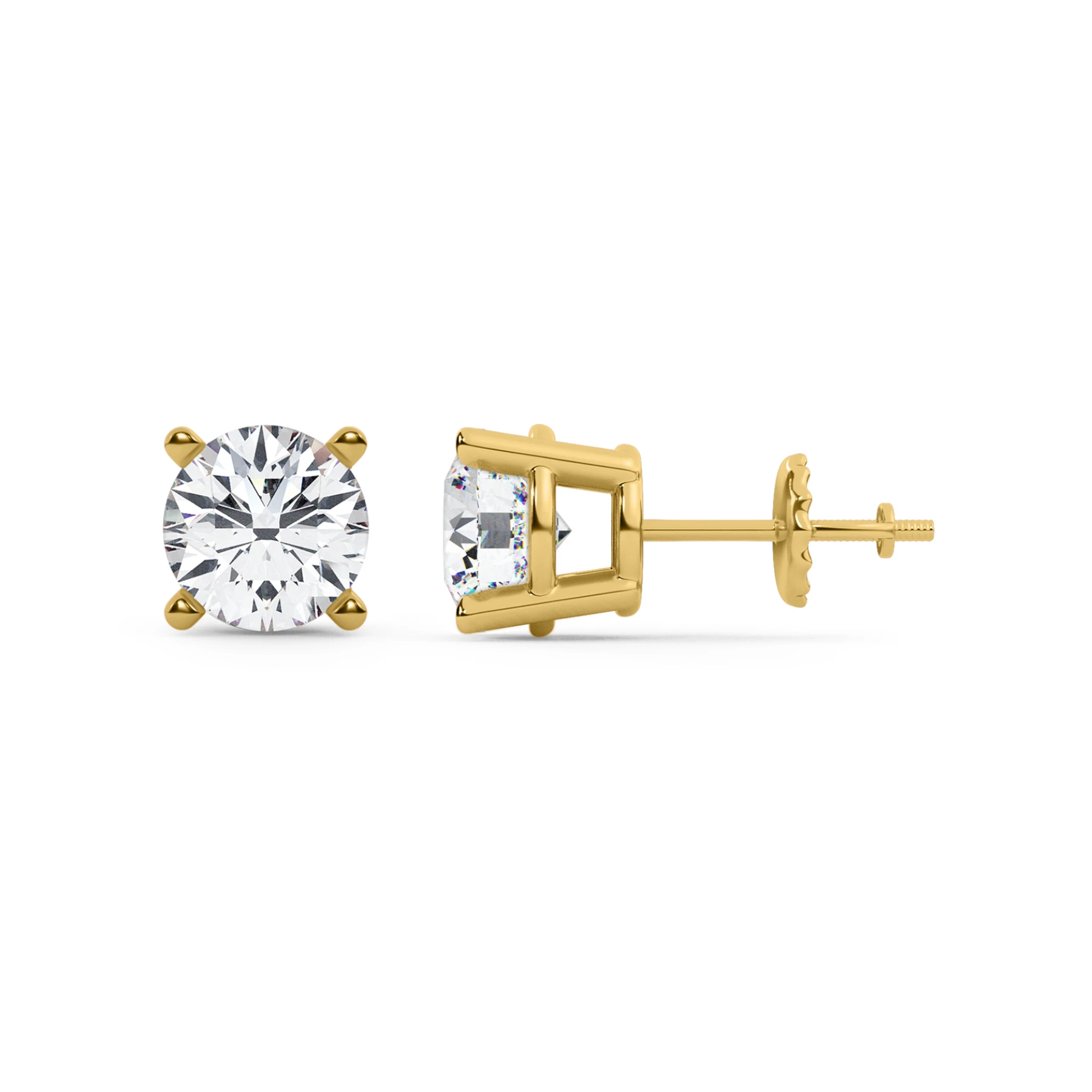 Dune 2 CT. T.W. Lab Grown Diamond Solitaire Earring