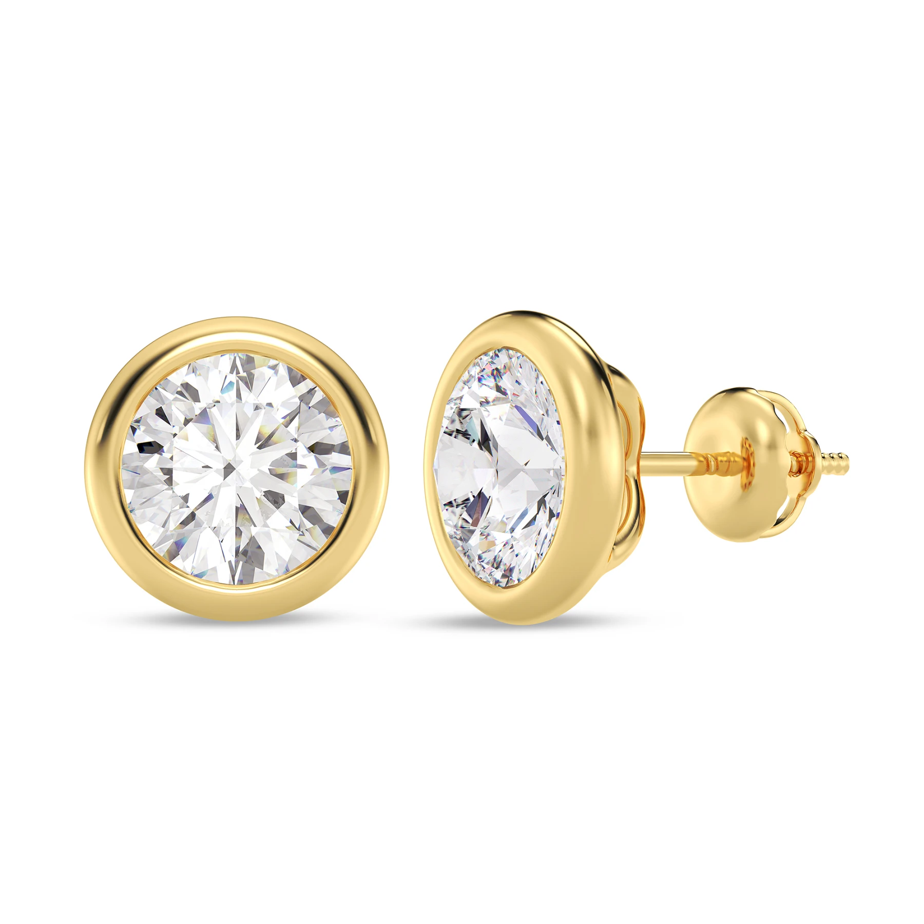 Aarini 3 Carat T.W. Lab Grown Diamond Solitaire Earring