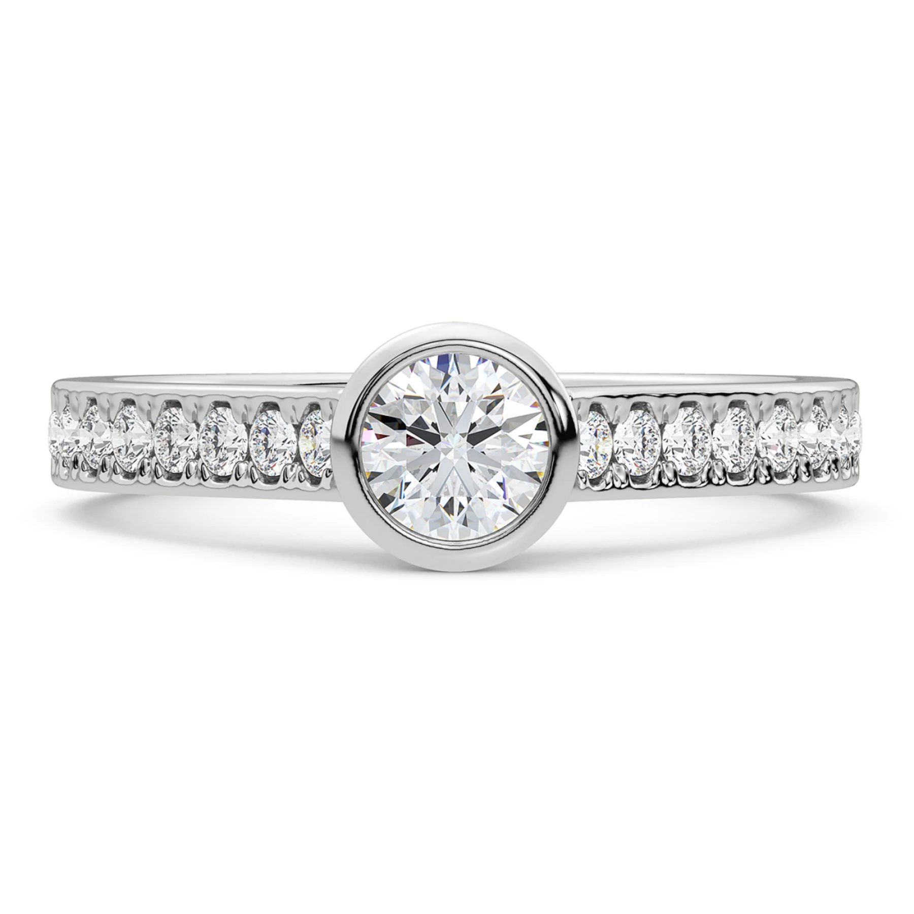 Cassia 1 1/4 ct tw. Diamond Round Solitaire Engagement Ring 950