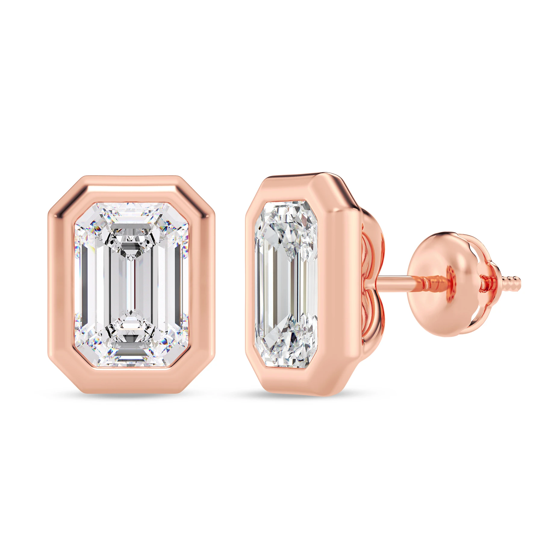 Dela 3 Carat T.W. Lab Grown Diamond Solitaire Earring