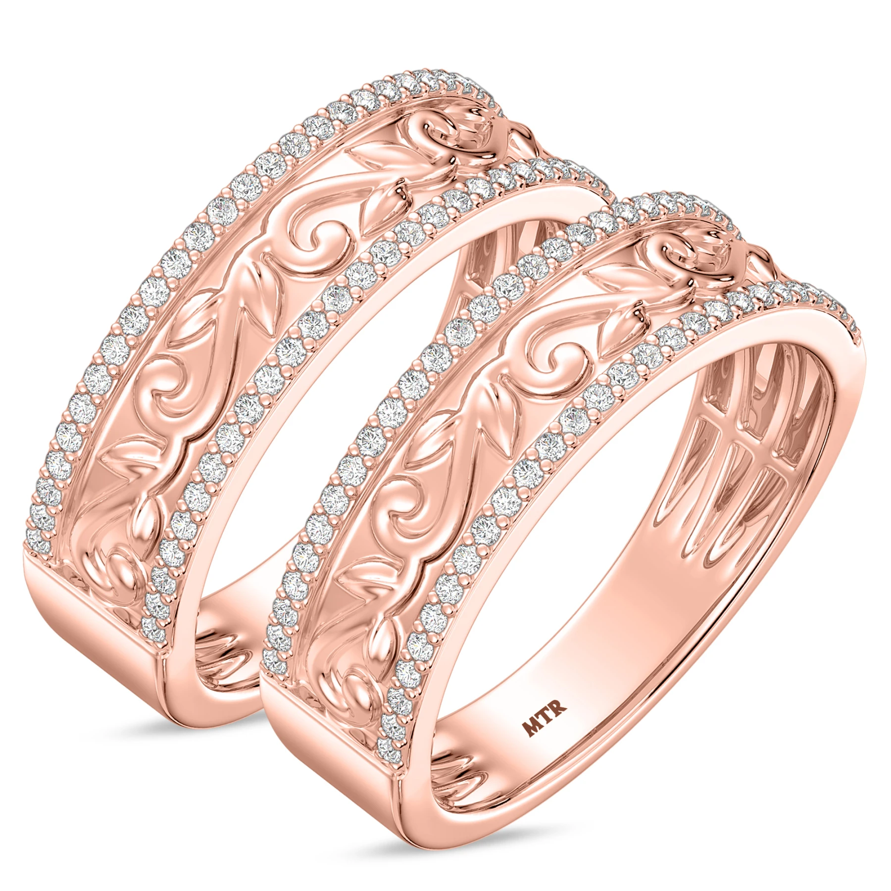 Brisa 1/2 ct tw. Lab Grown Diamond Same Sex Mens Band Set