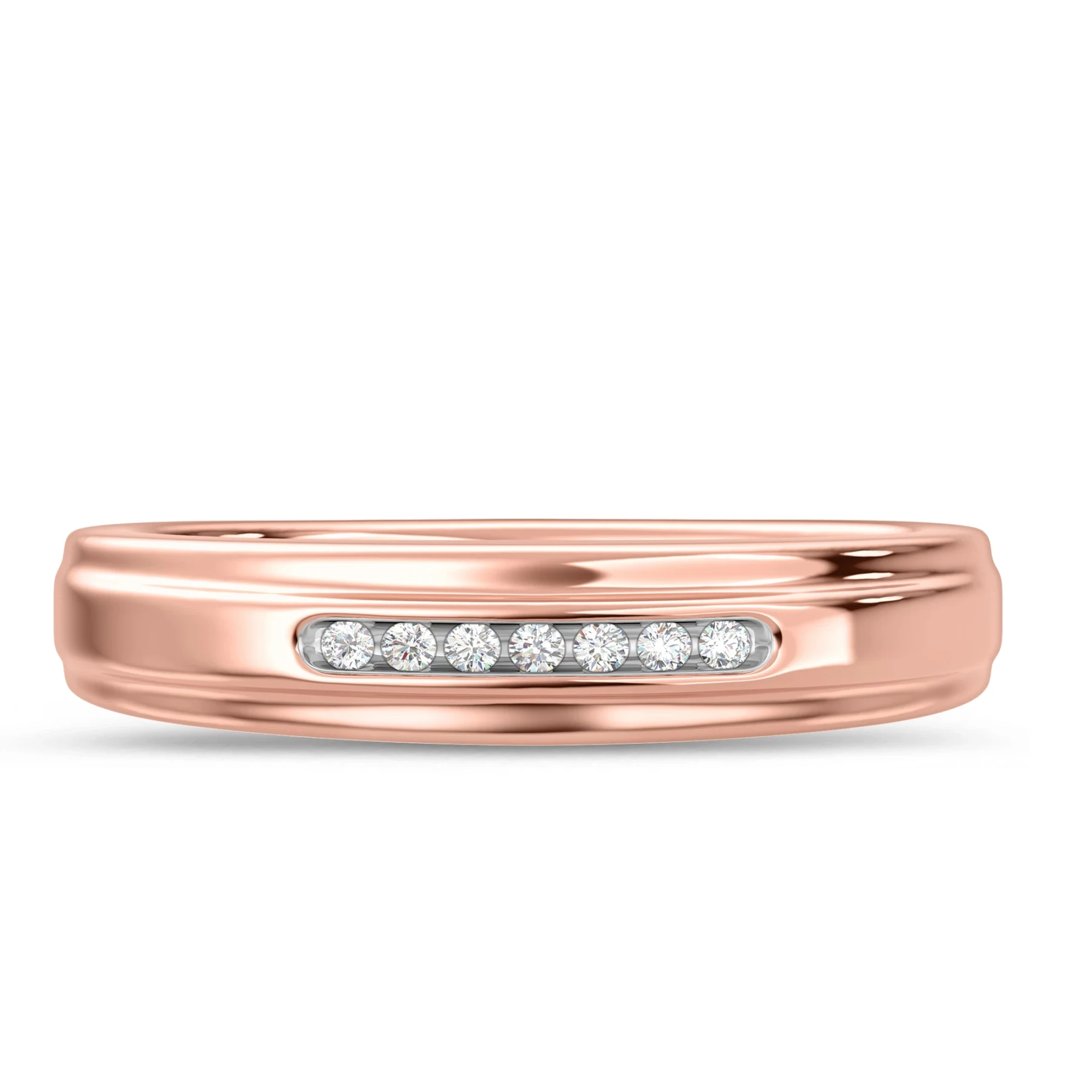 Effete 1/10 ct tw. Diamond Mens Band
