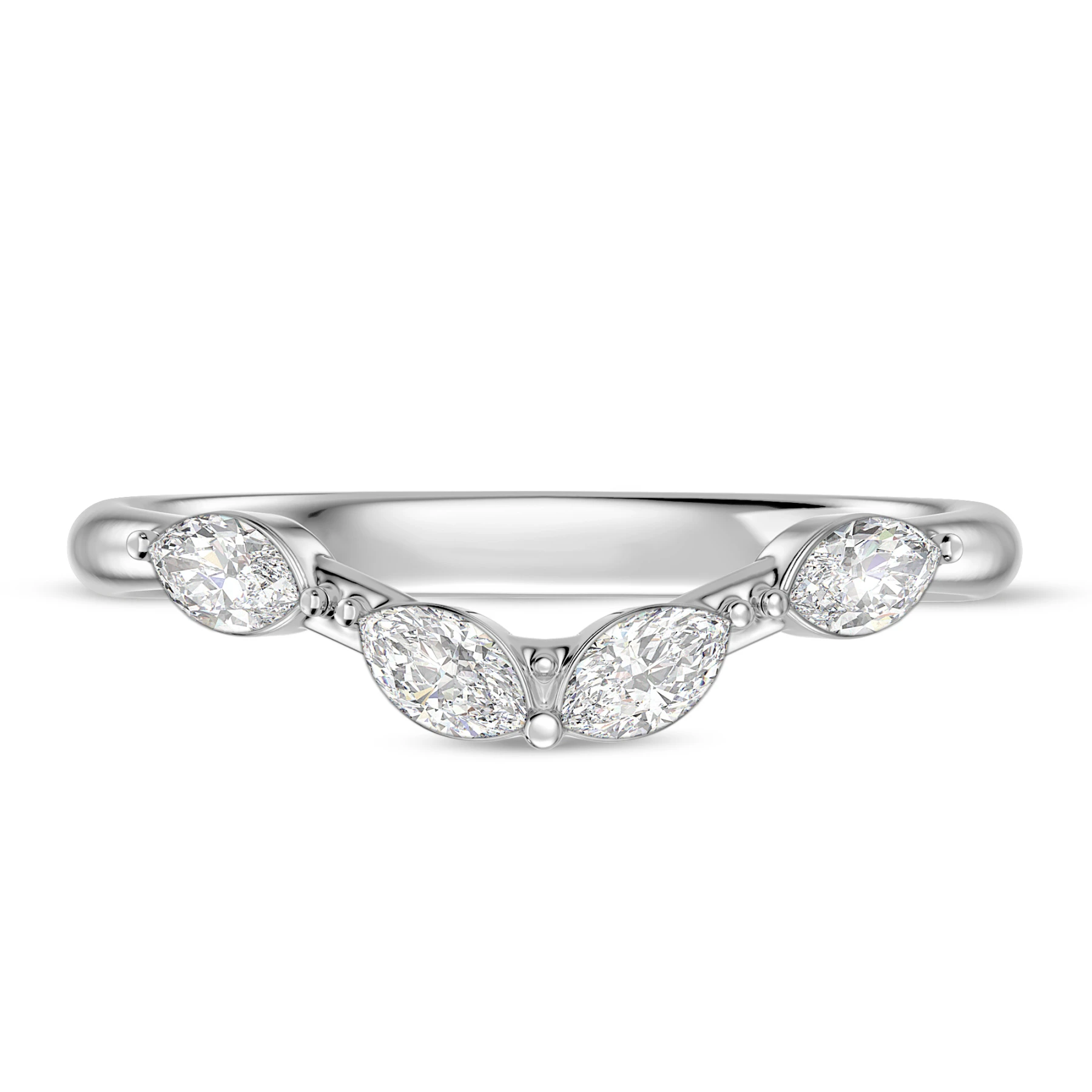 Vitella 3/8 ct tw. Lab Grown Diamond Ladies Band