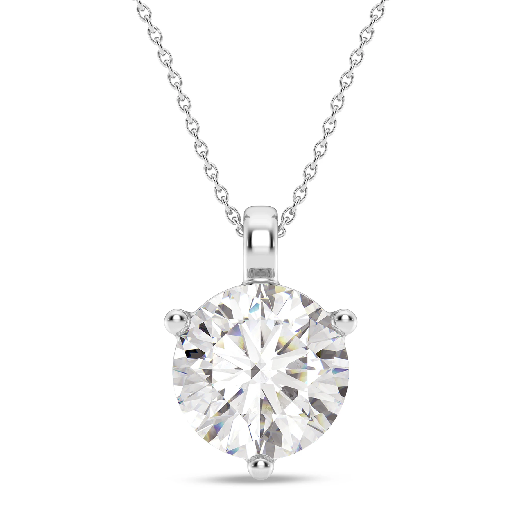 Ushi 2 1/2 CT. T.W. Lab Grown Diamond Solitaire Pendant