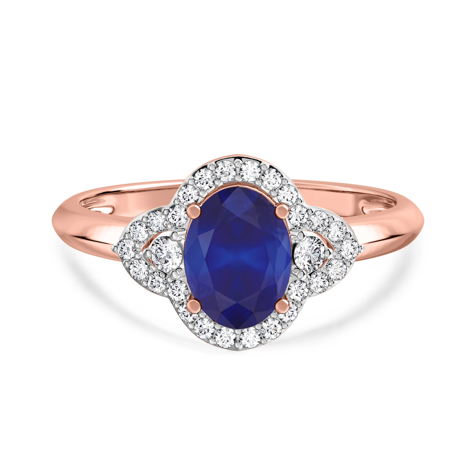 Holly 1 2/3 CT. T.W. Sapphire and diamond Engagement Ring - view 1