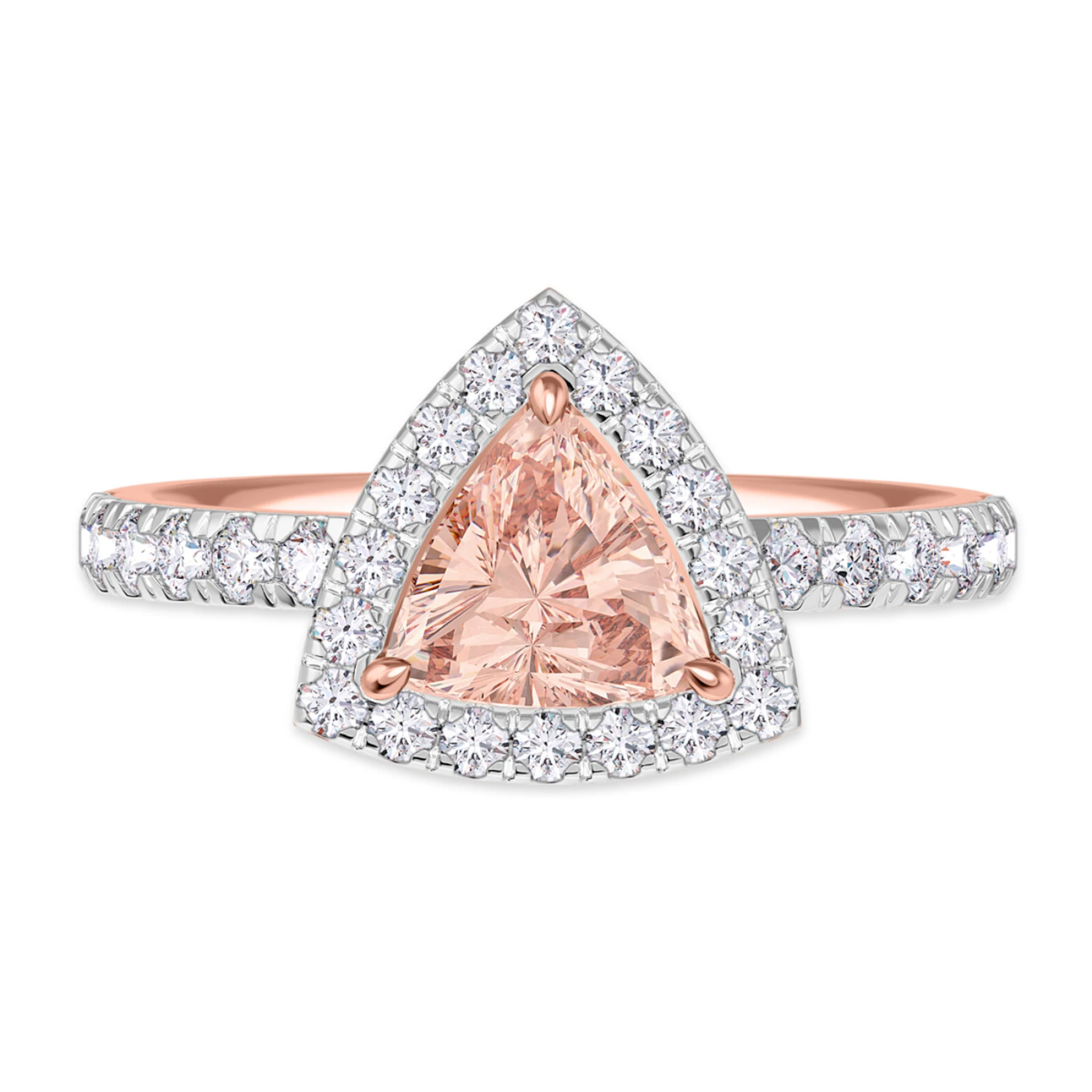 Arden 1 1/4 CT. T.W. Morganite and diamond Engagement Ring - view 1