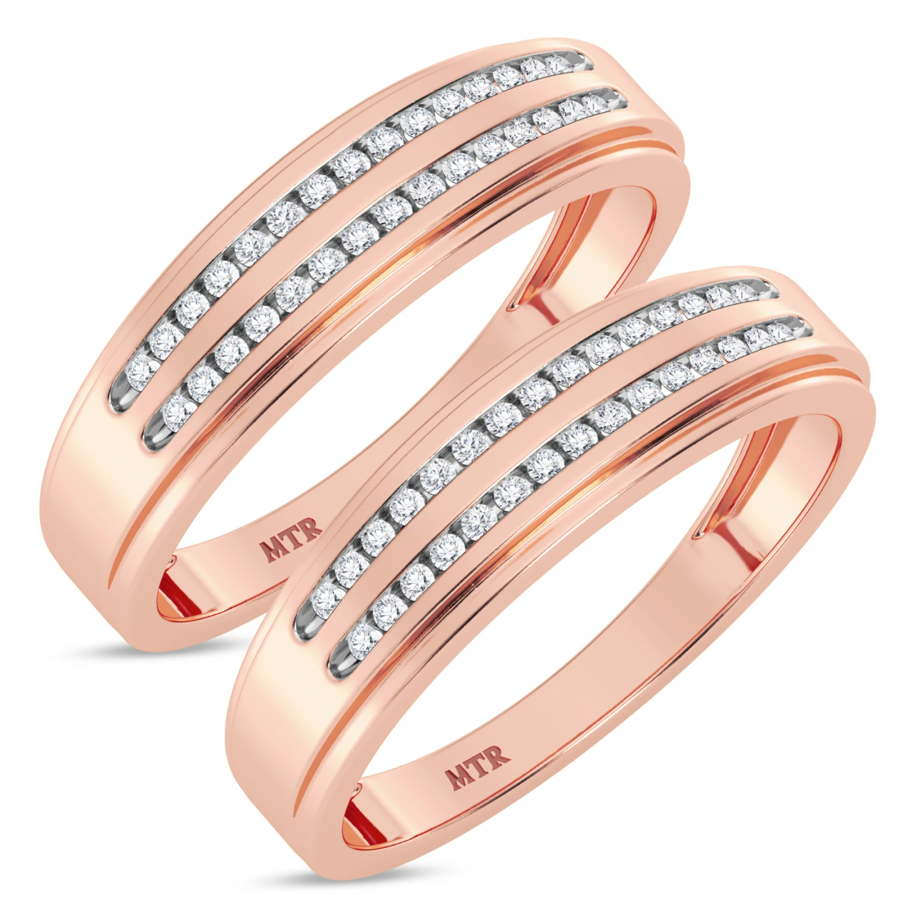 Ortwin 1/4 ct tw. Same Sex Mens Band Set
