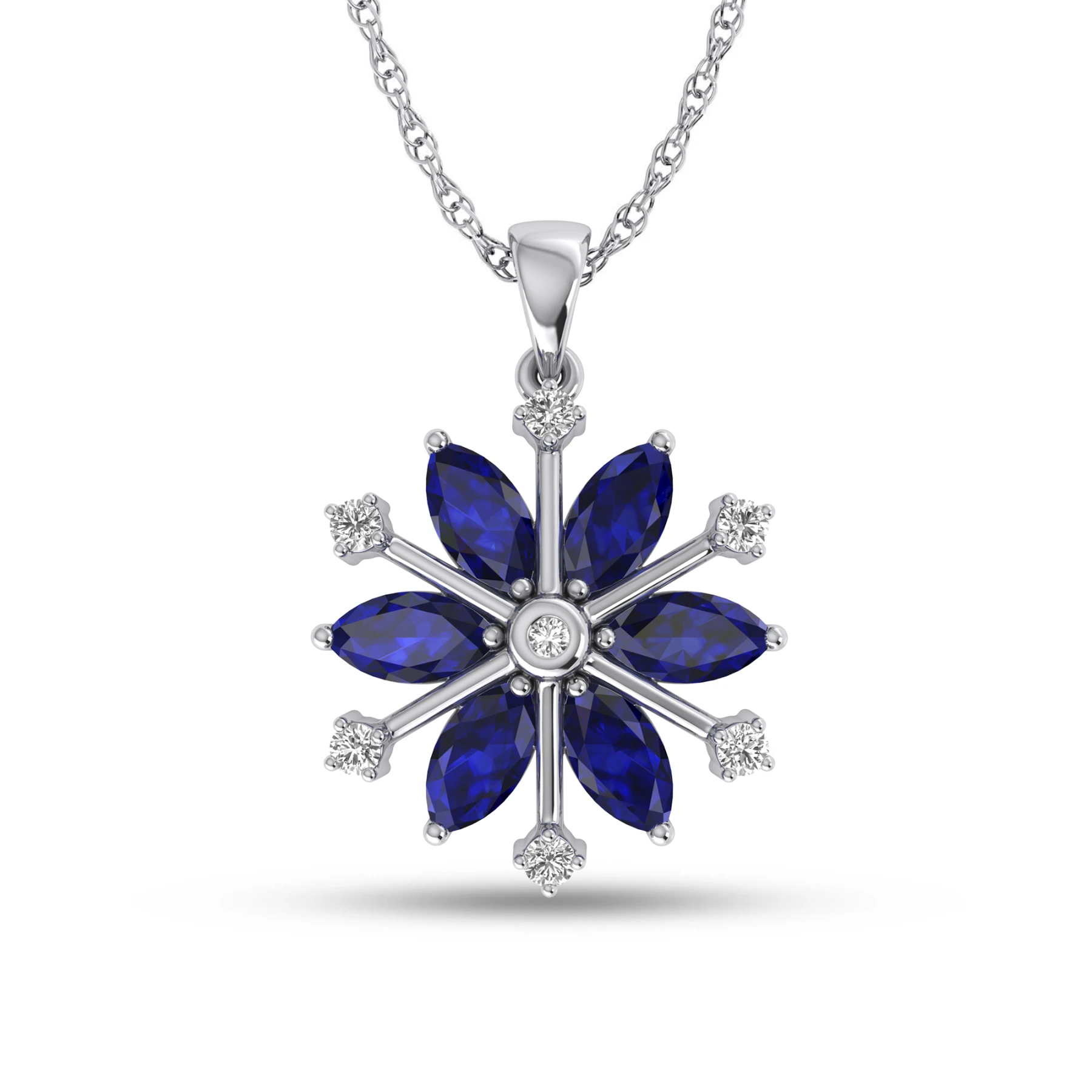 Snowfall 1 1/6 Carat T.W. Pendant